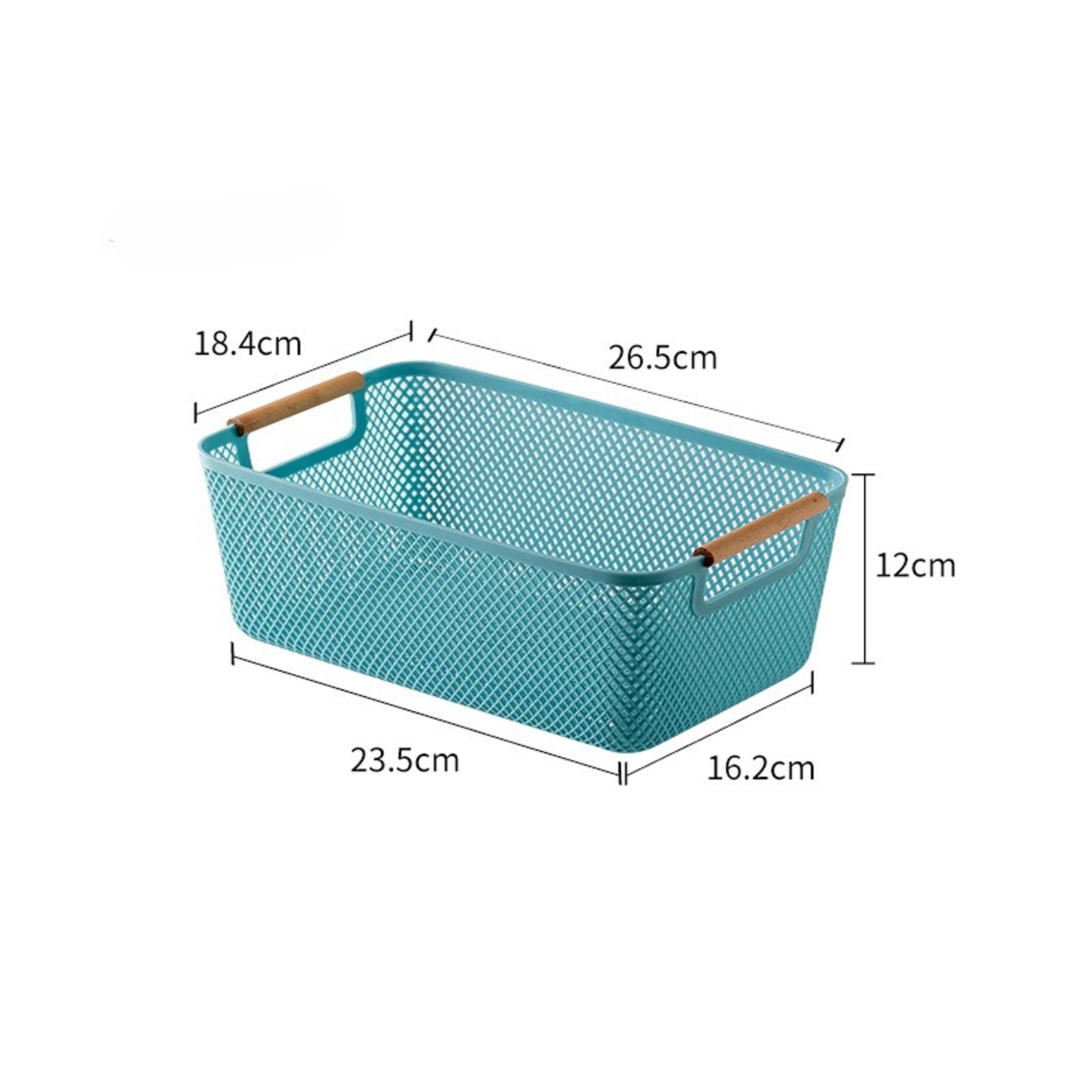 multi purpose storage basket for kitchen, bathroom and home organization