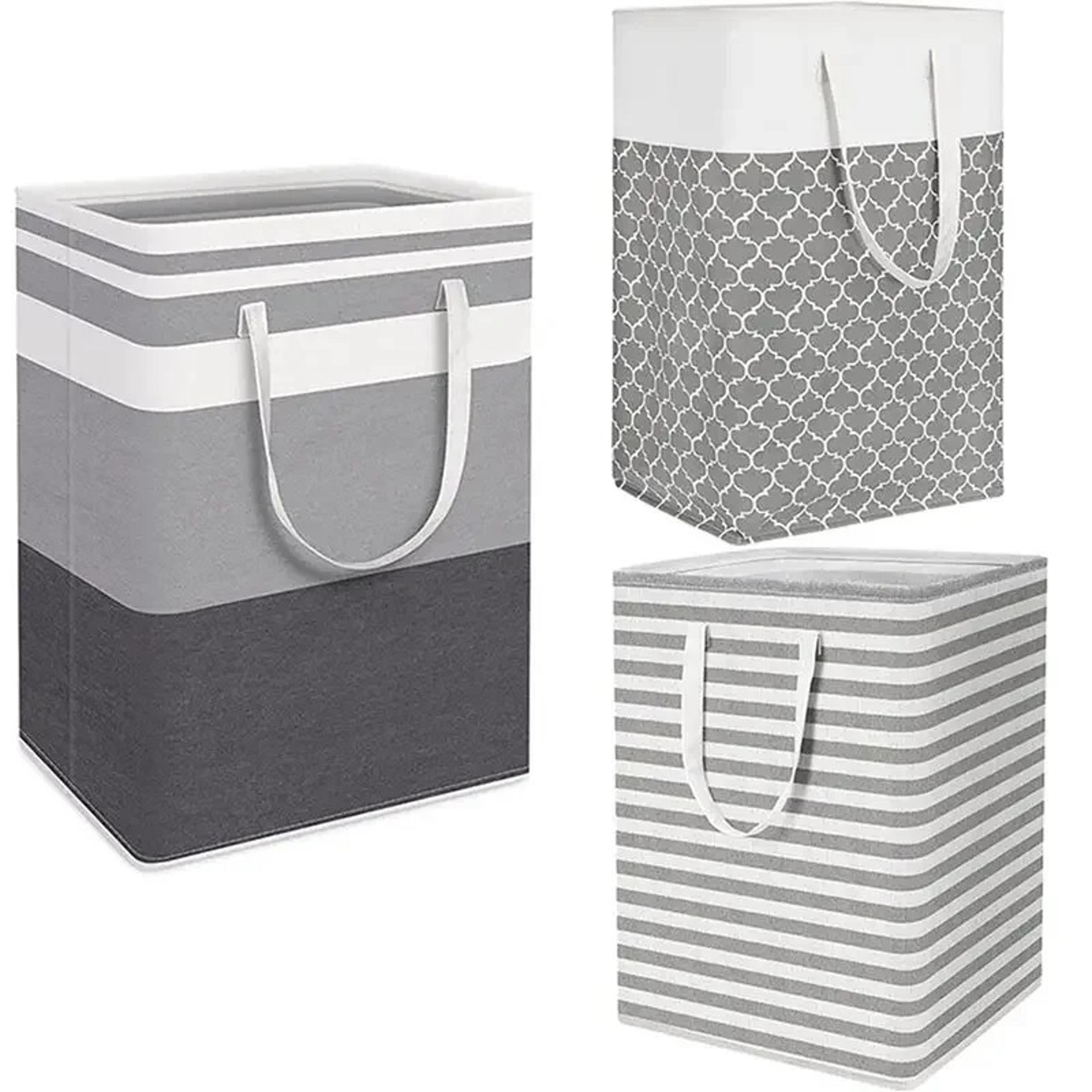 large foldable laundry basket with handles waterproof laundry hamper for clothes & home storage