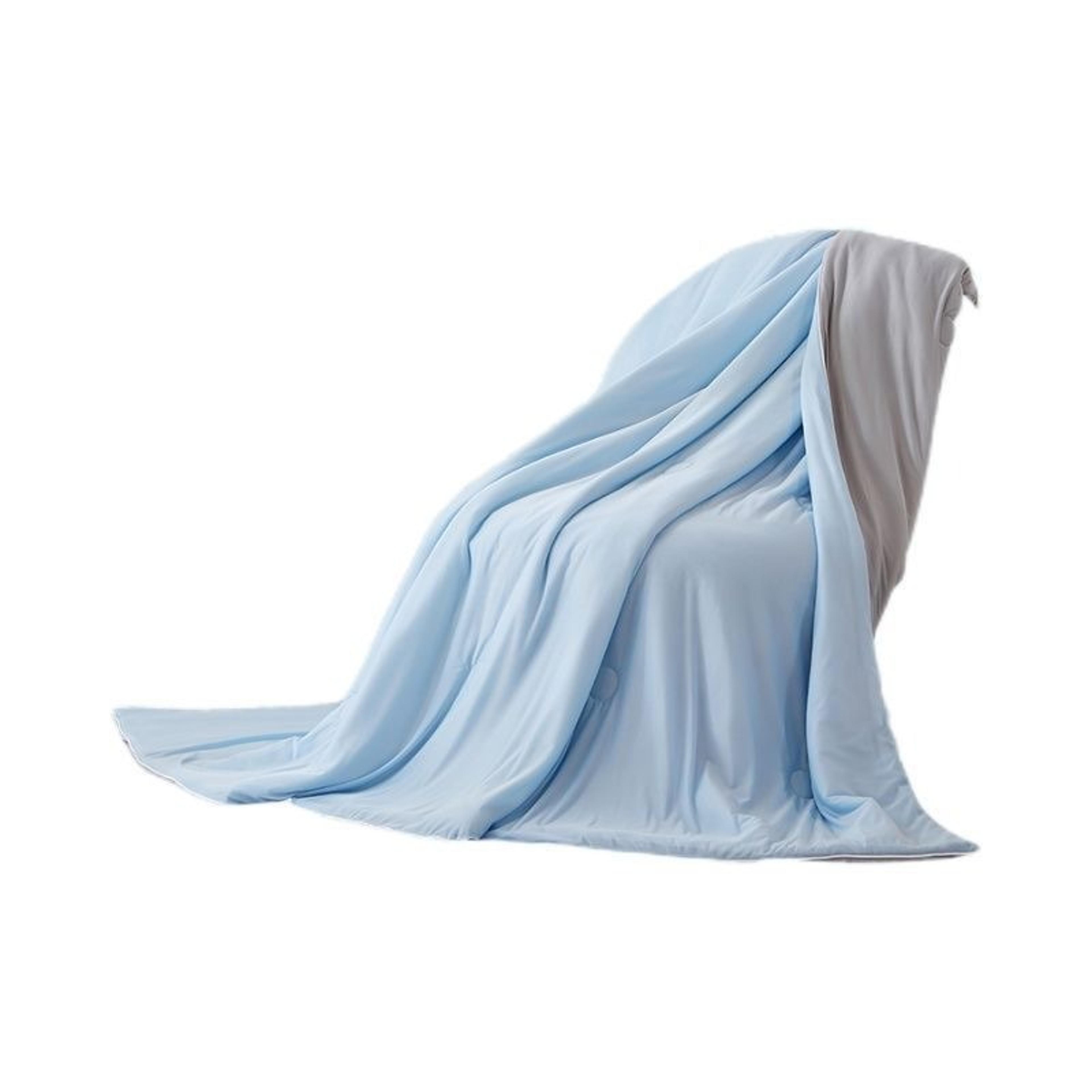double sided cooling blanket for hot sleepers light weight summer comforter