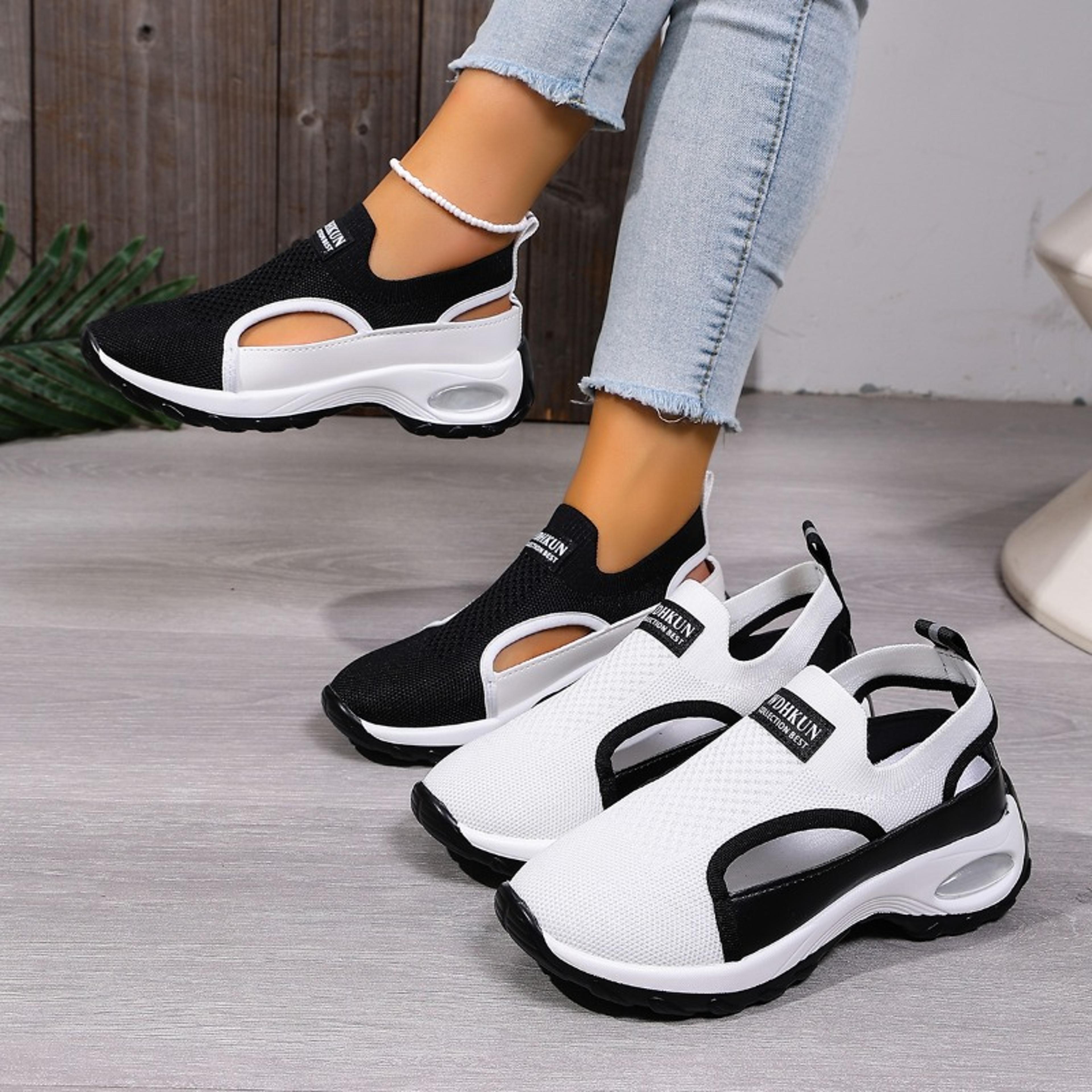 air step breathable mesh wedge sandals for women comfortable summer walking sandals