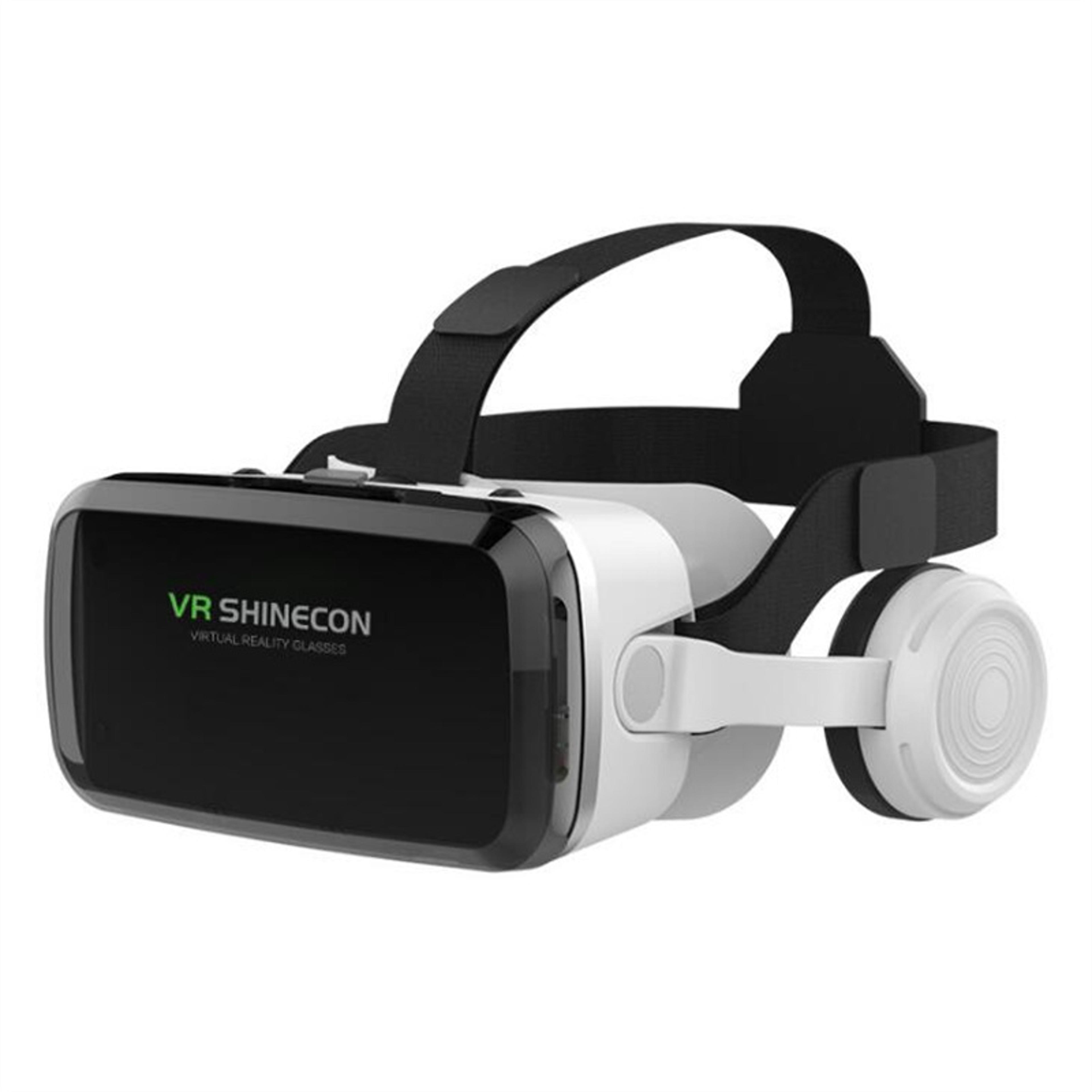 immersive vr headset for phone with cinema viewing and wireless gamepad support
