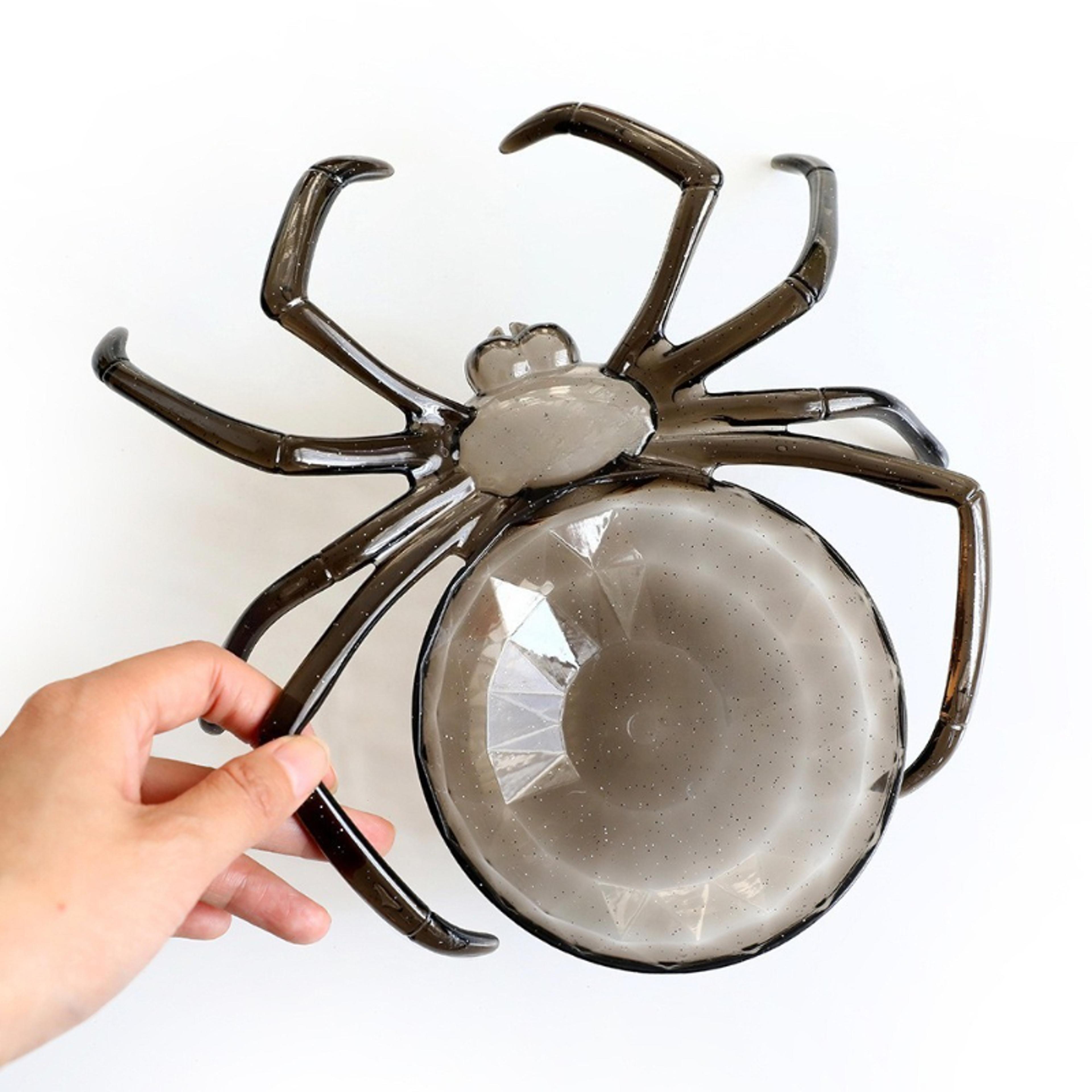 halloween spider serving tray for candy, fruit and desserts