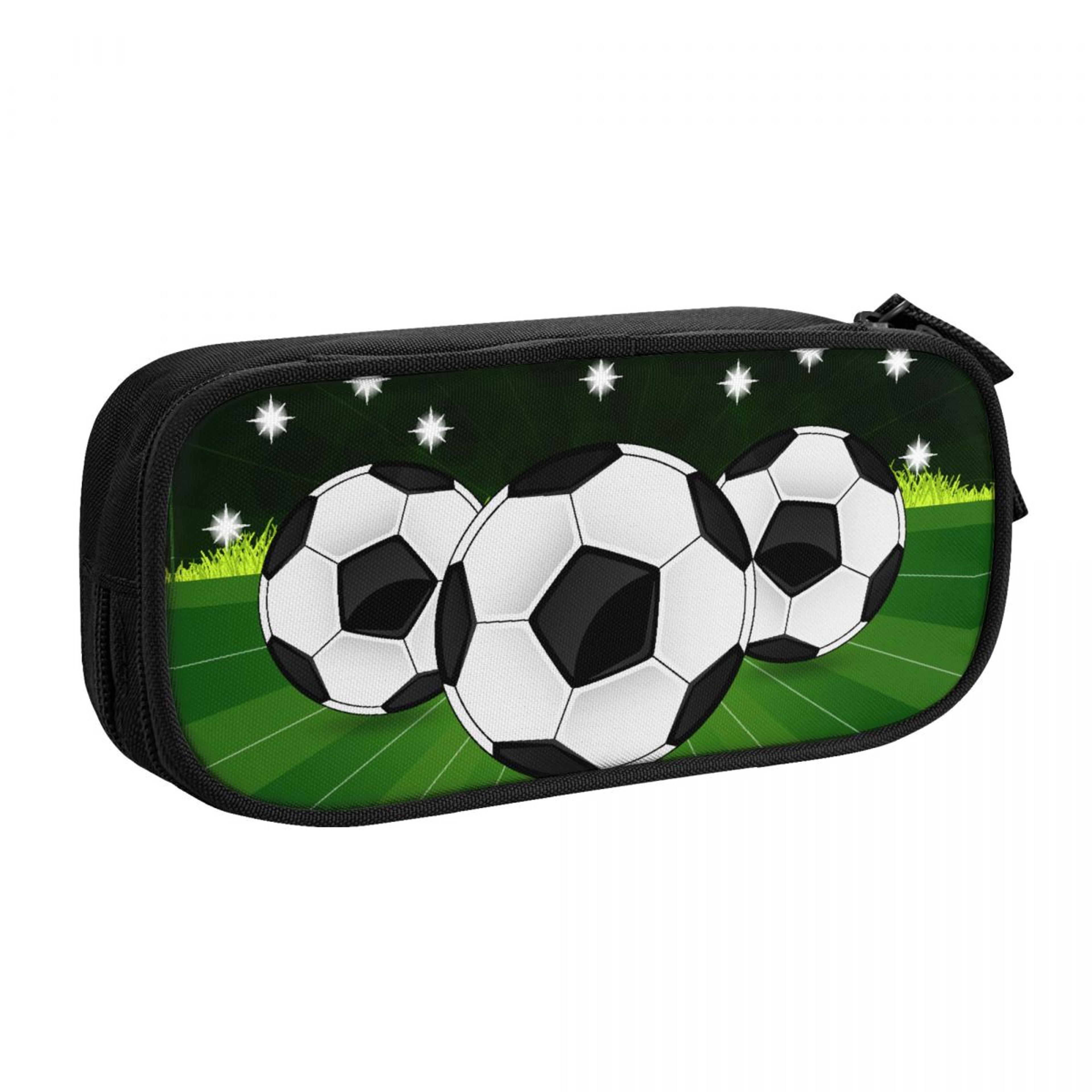 soccer ball pencil case large capacity sports pencil pouch for kids