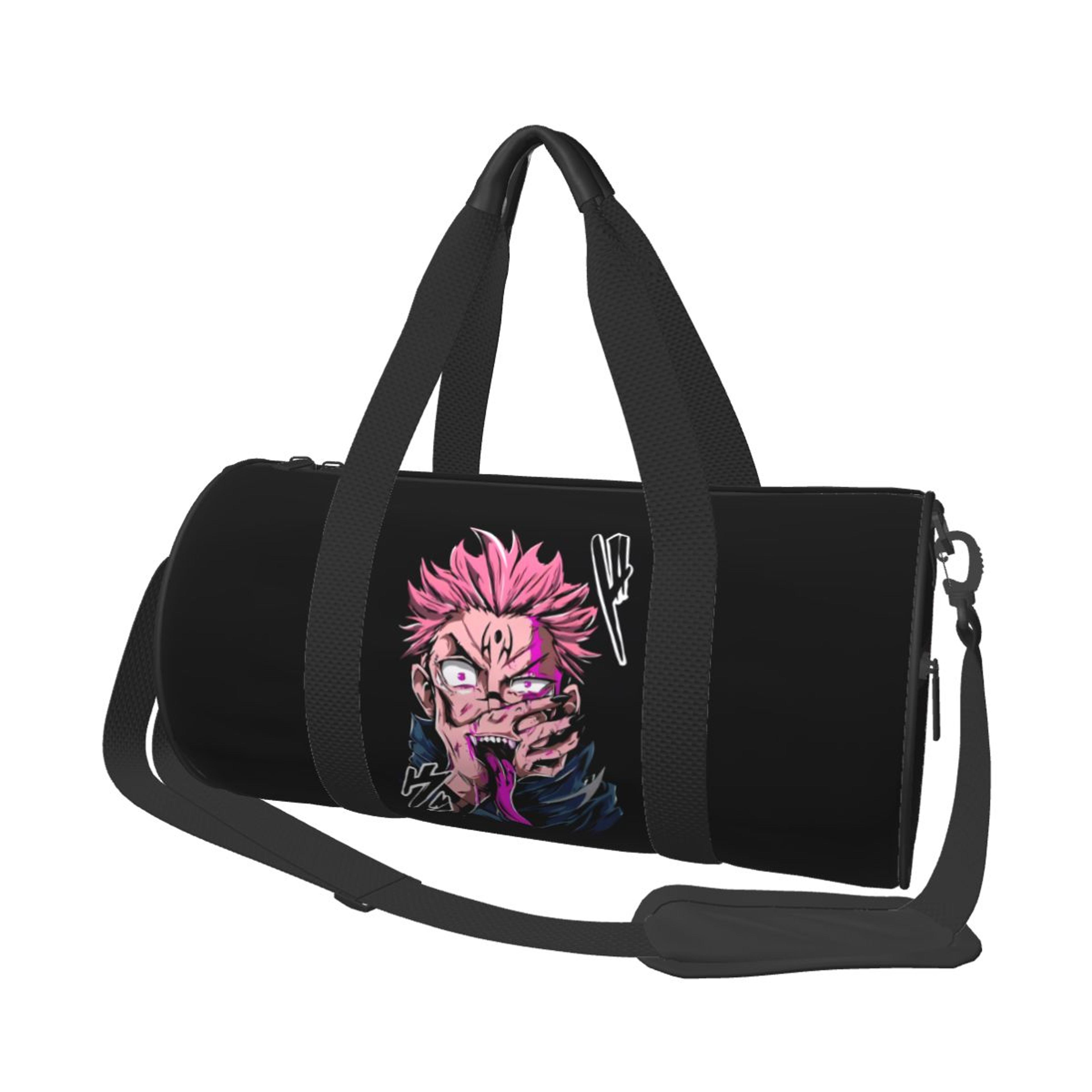 gojo anime gym bag with shoe compartment travel sports duffel