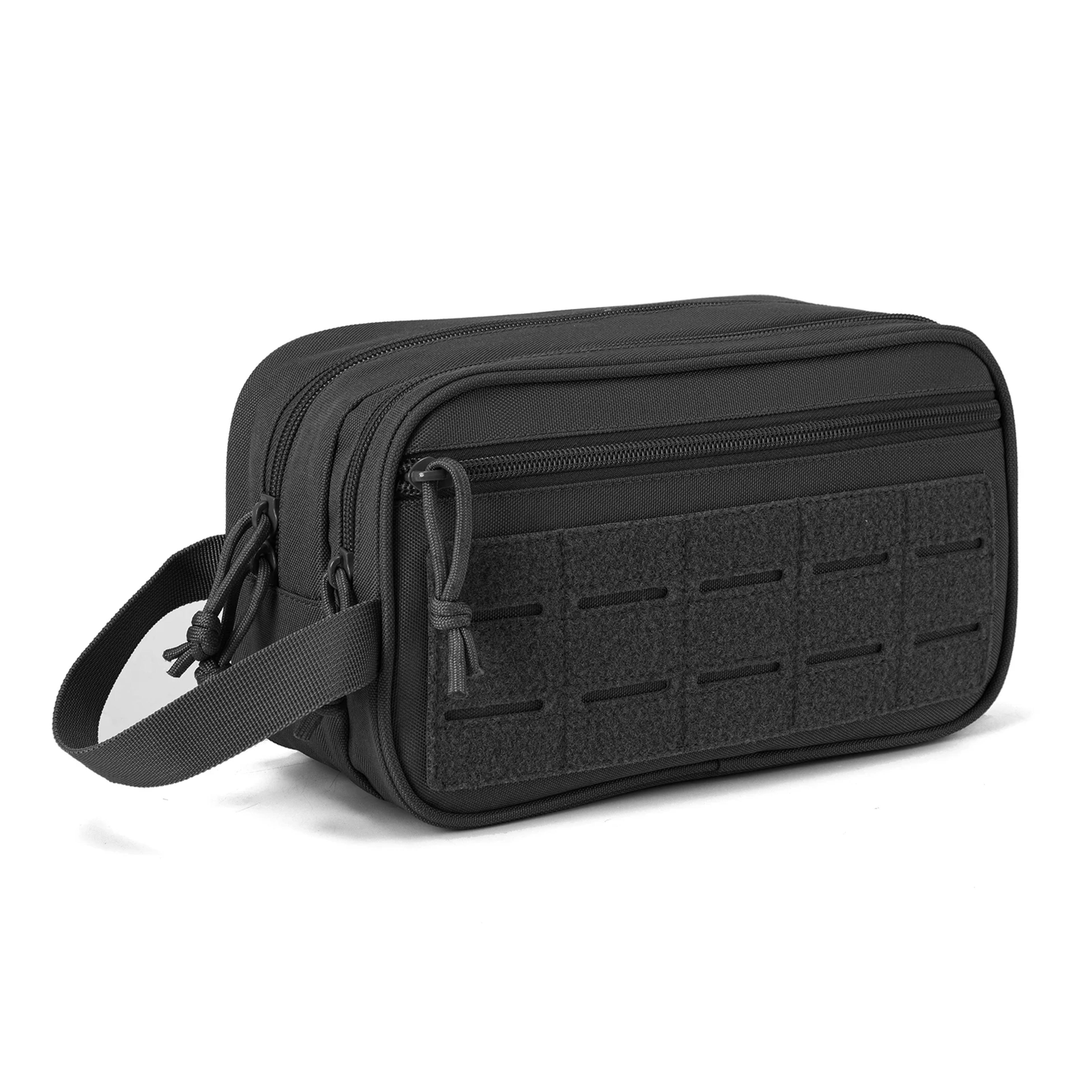 tactical toiletry bag for men travel dopp kit and shaving organizer