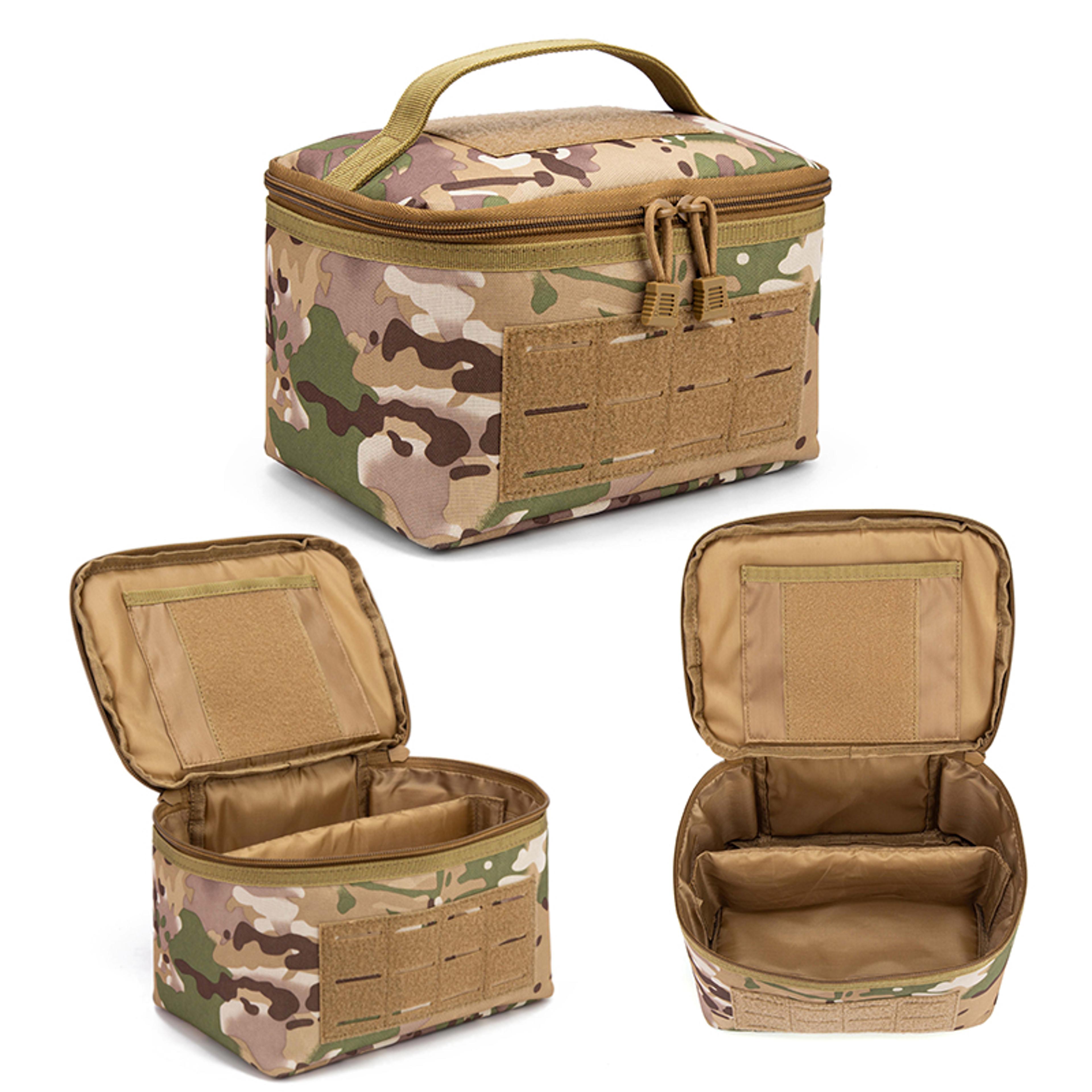 tactical ammo transport bag with detachable divider and magazine storage