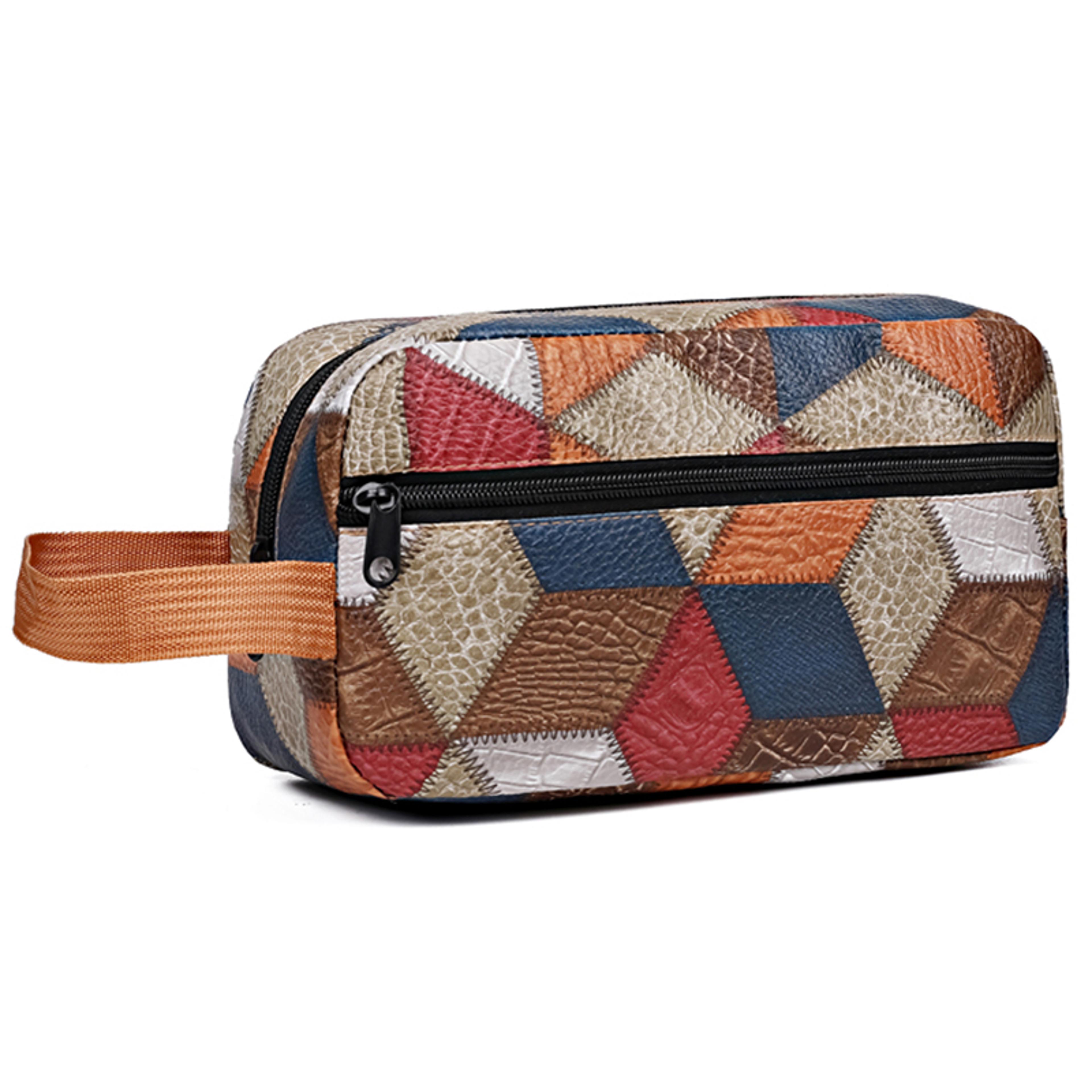 neutral travel tote bag and toiletry organizer for men and women