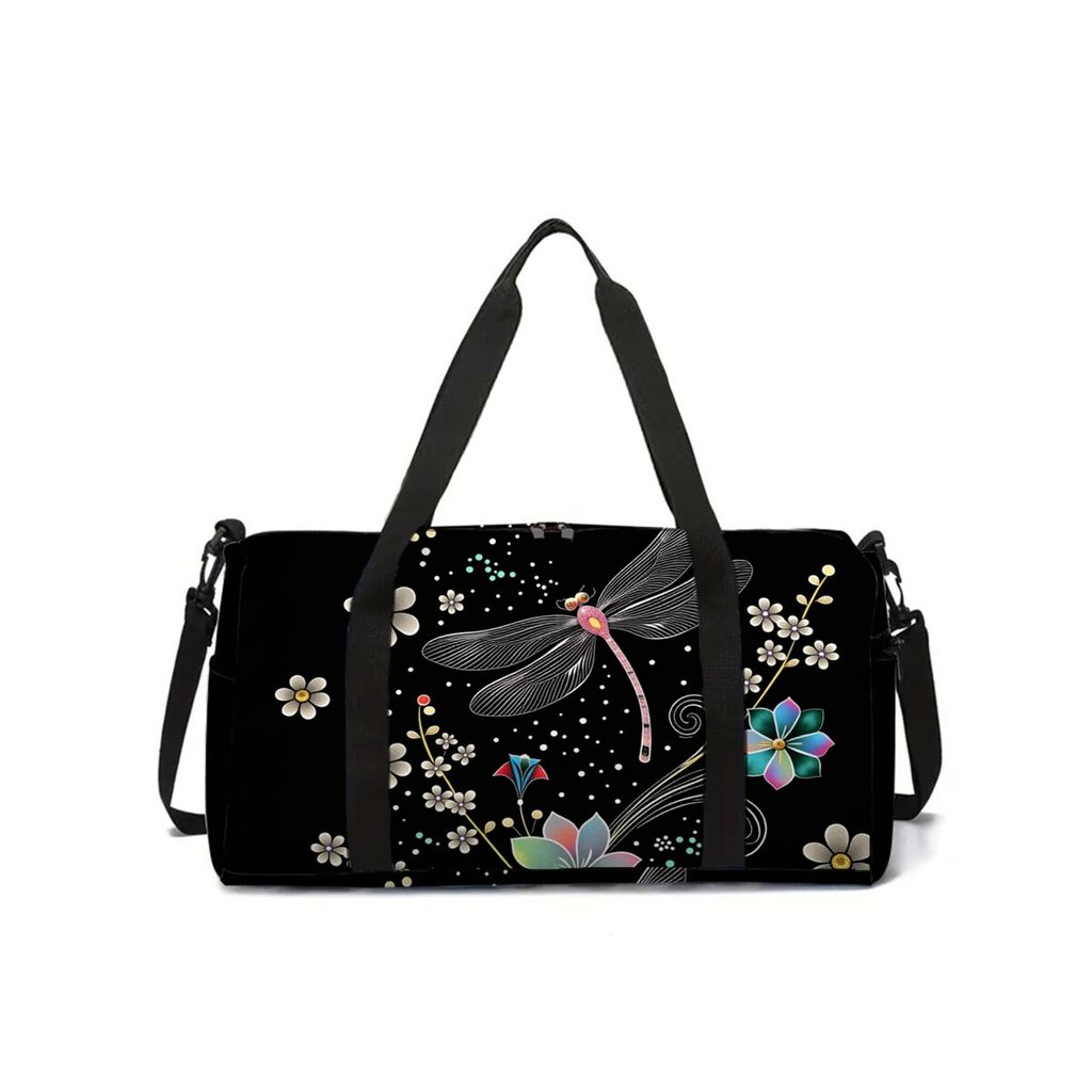 dragonfly kids travel duffel bag large capacity cartoon luggage bag