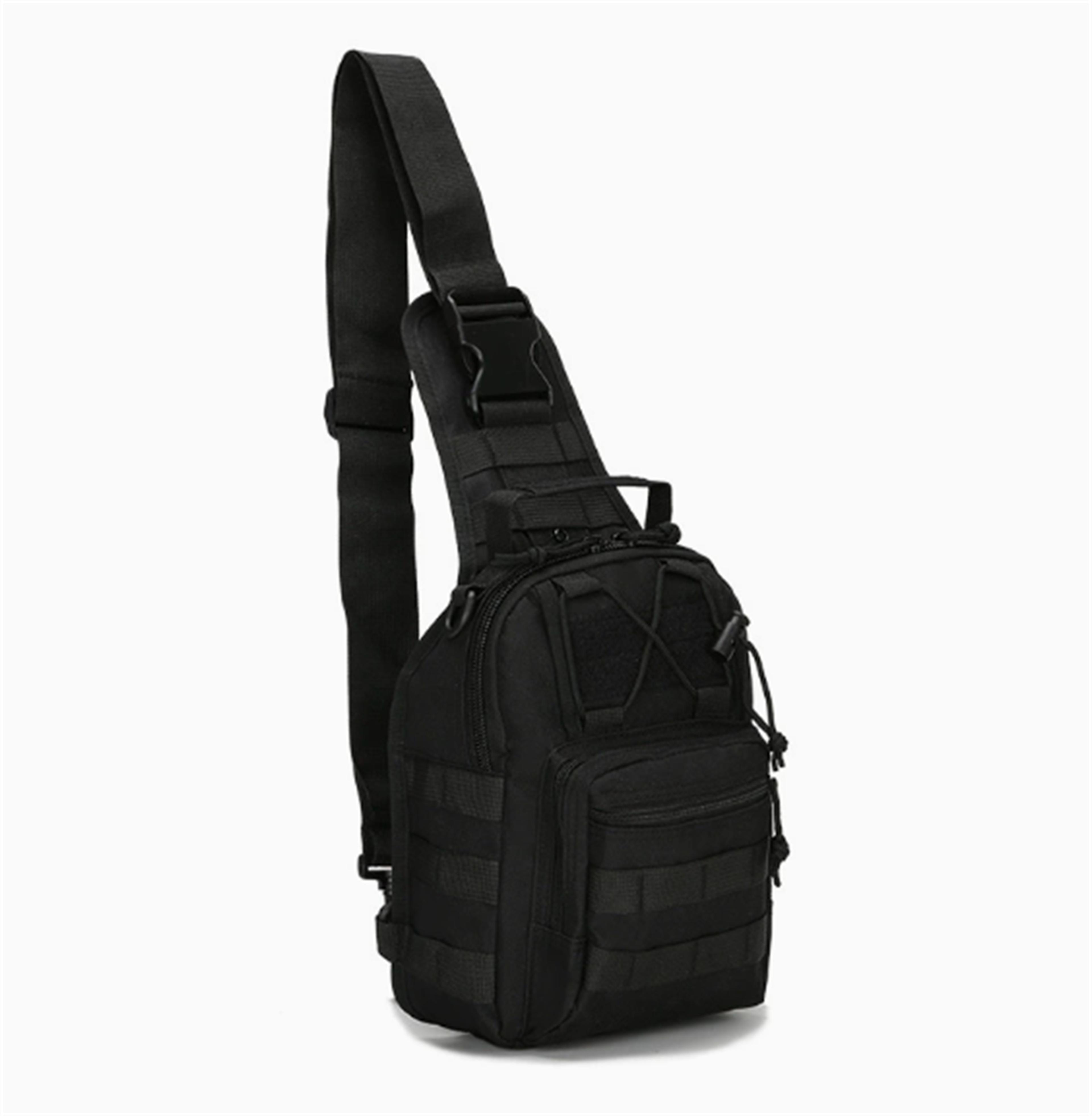 tactical sling bag cross body chest pack for hiking, camping and travel