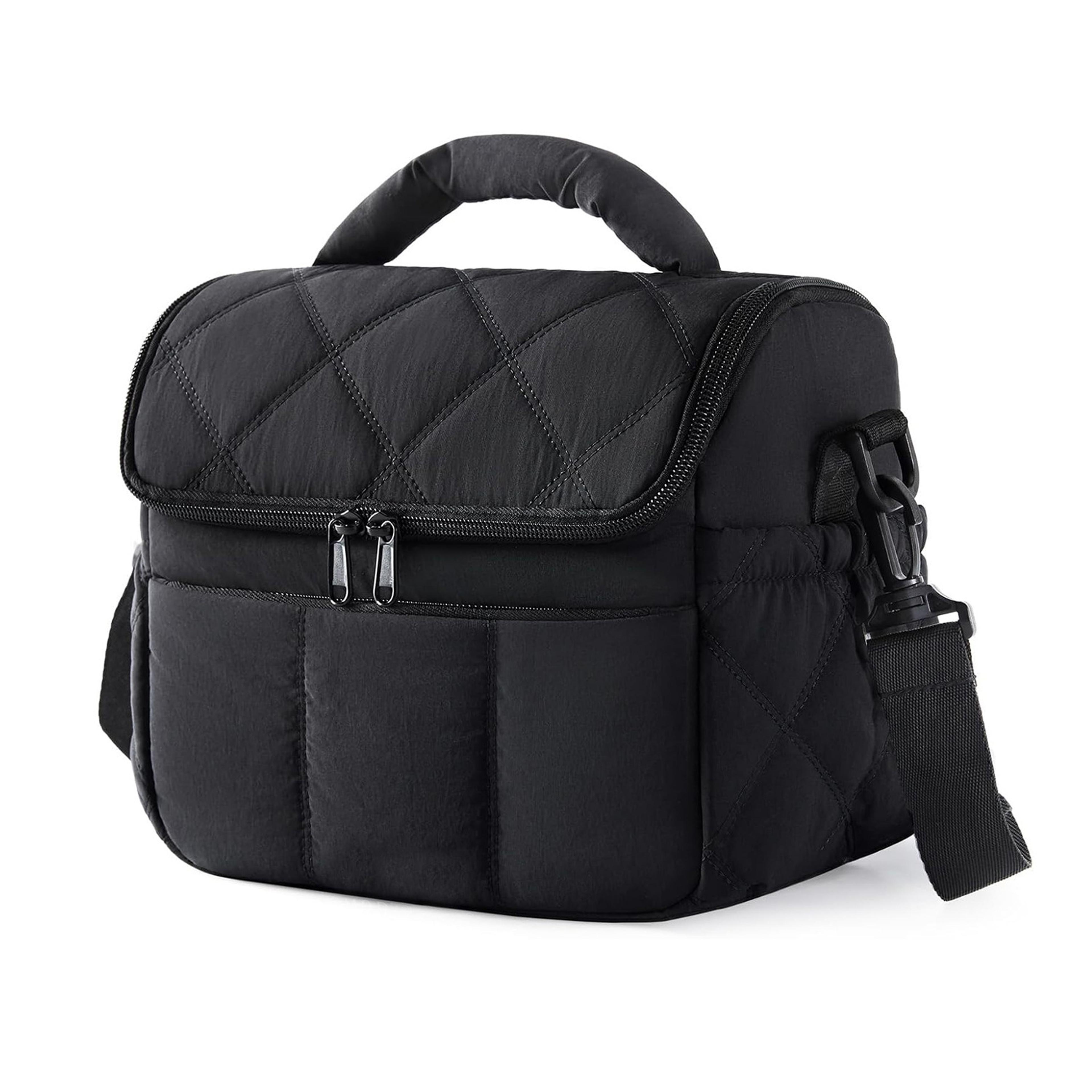 nylon insulated lunch bag for women reusable leakproof portable lunch tote
