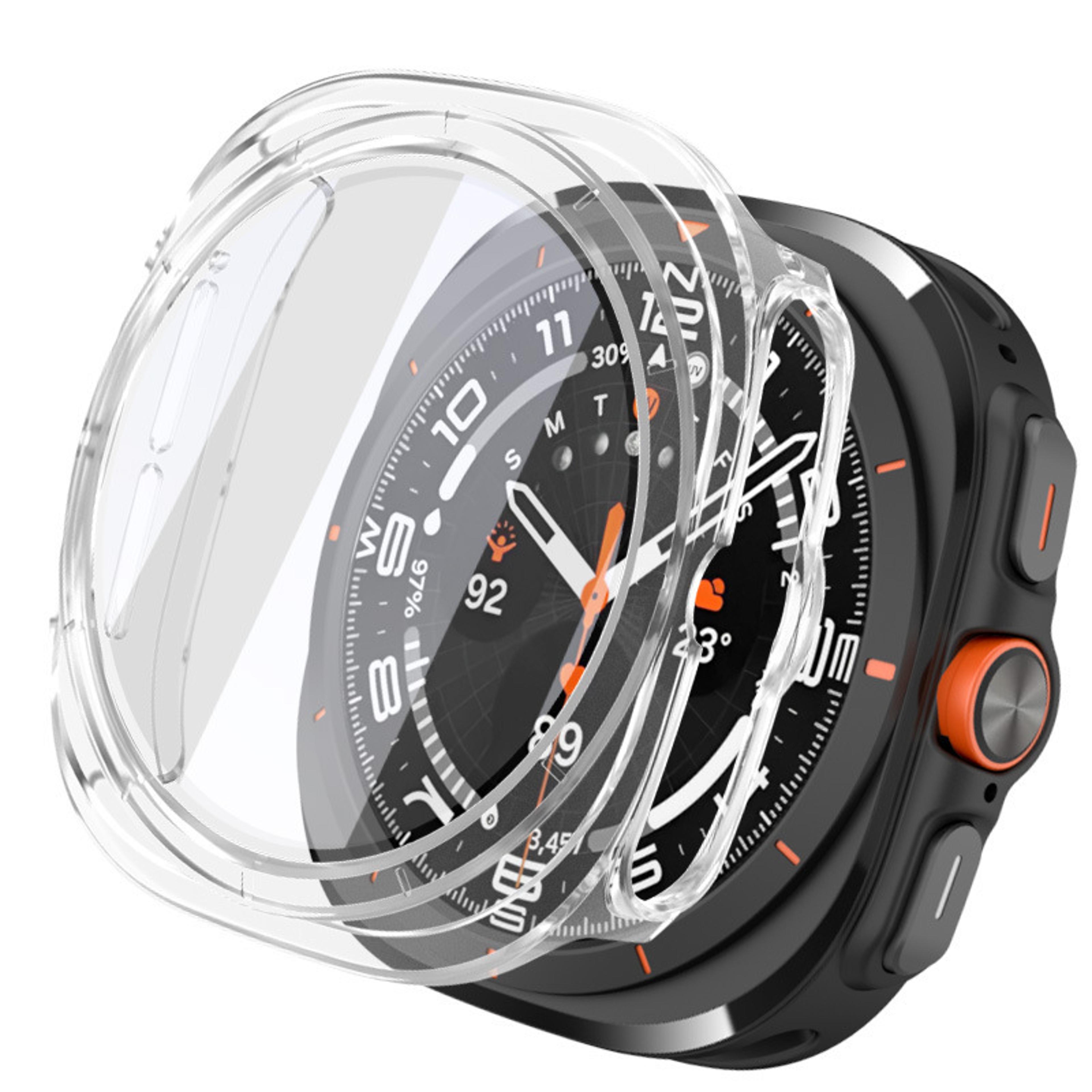 watch ultra case with tempered glass screen protector
