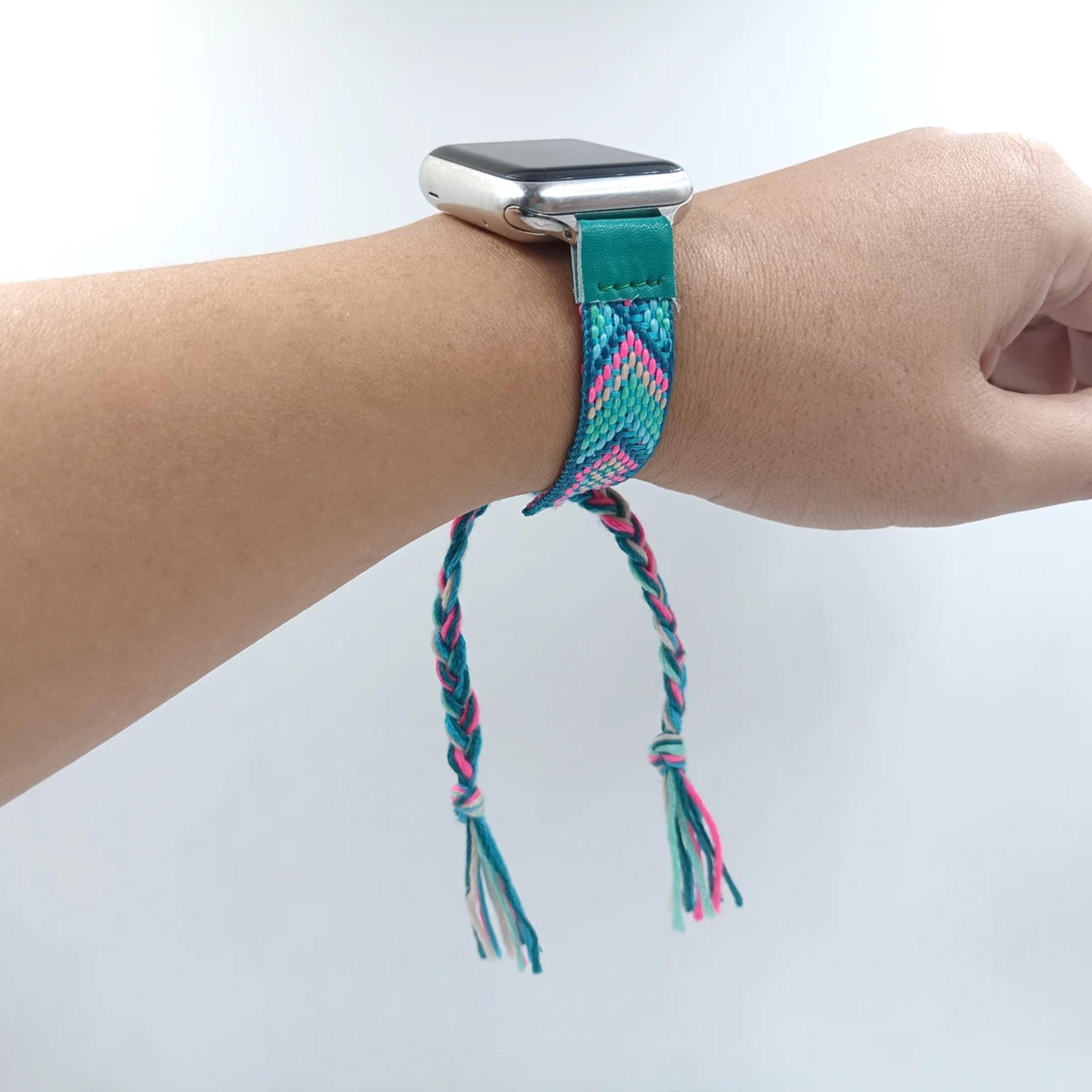 bohemian woven watch band for women stylish soft replacement strap