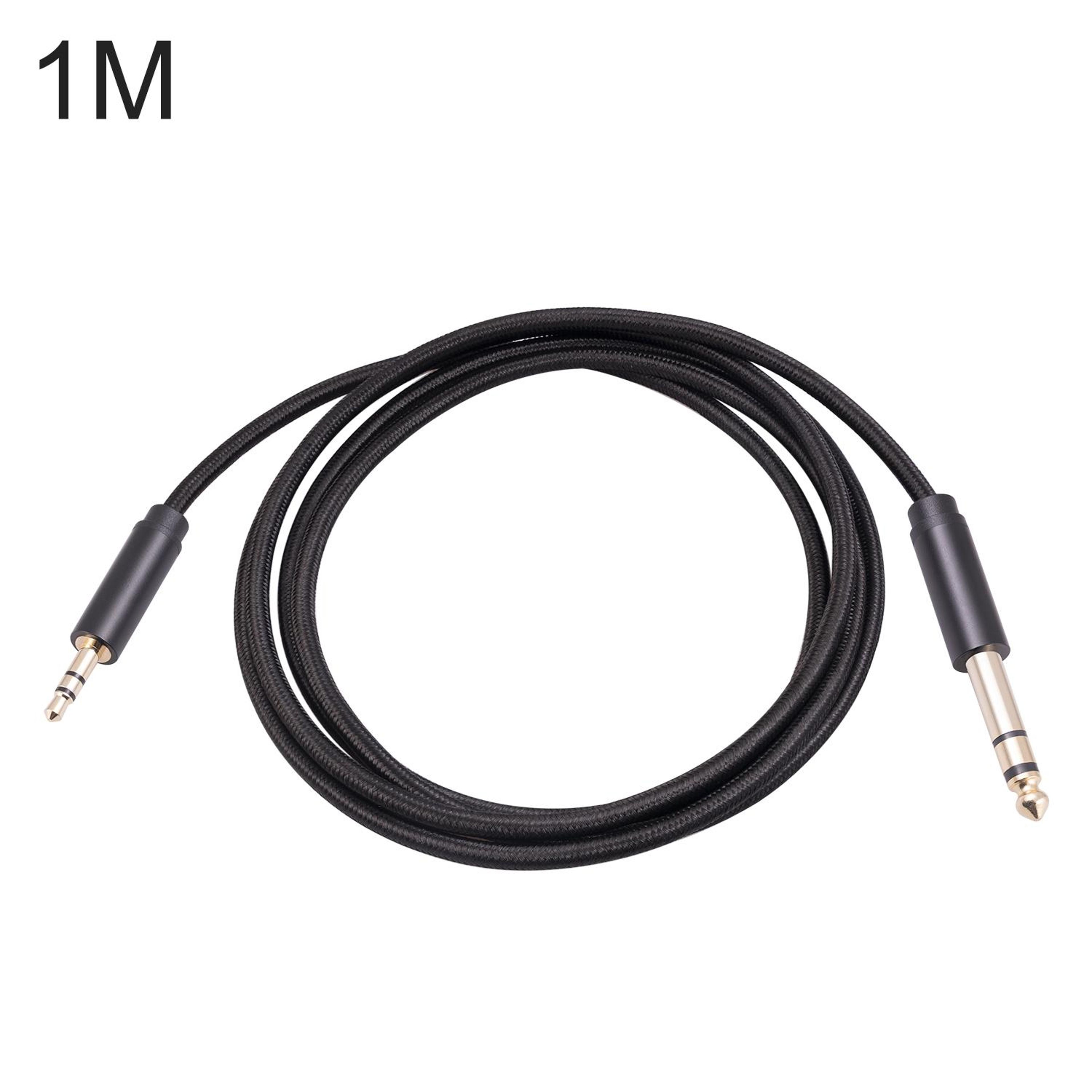 stereo audio cable with gold plated male connectors