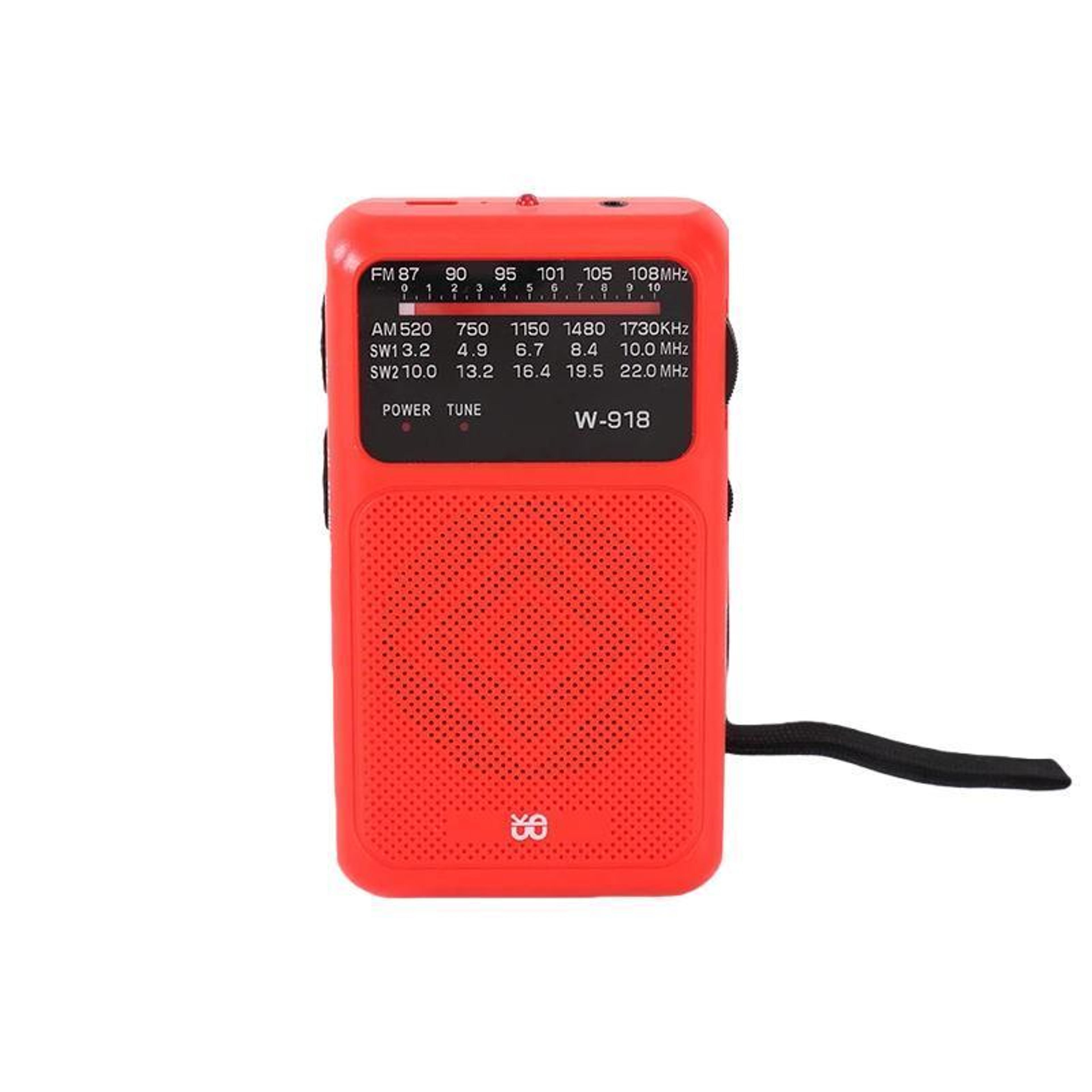 portable am fm shortwave radio with dual power type c charging and led light