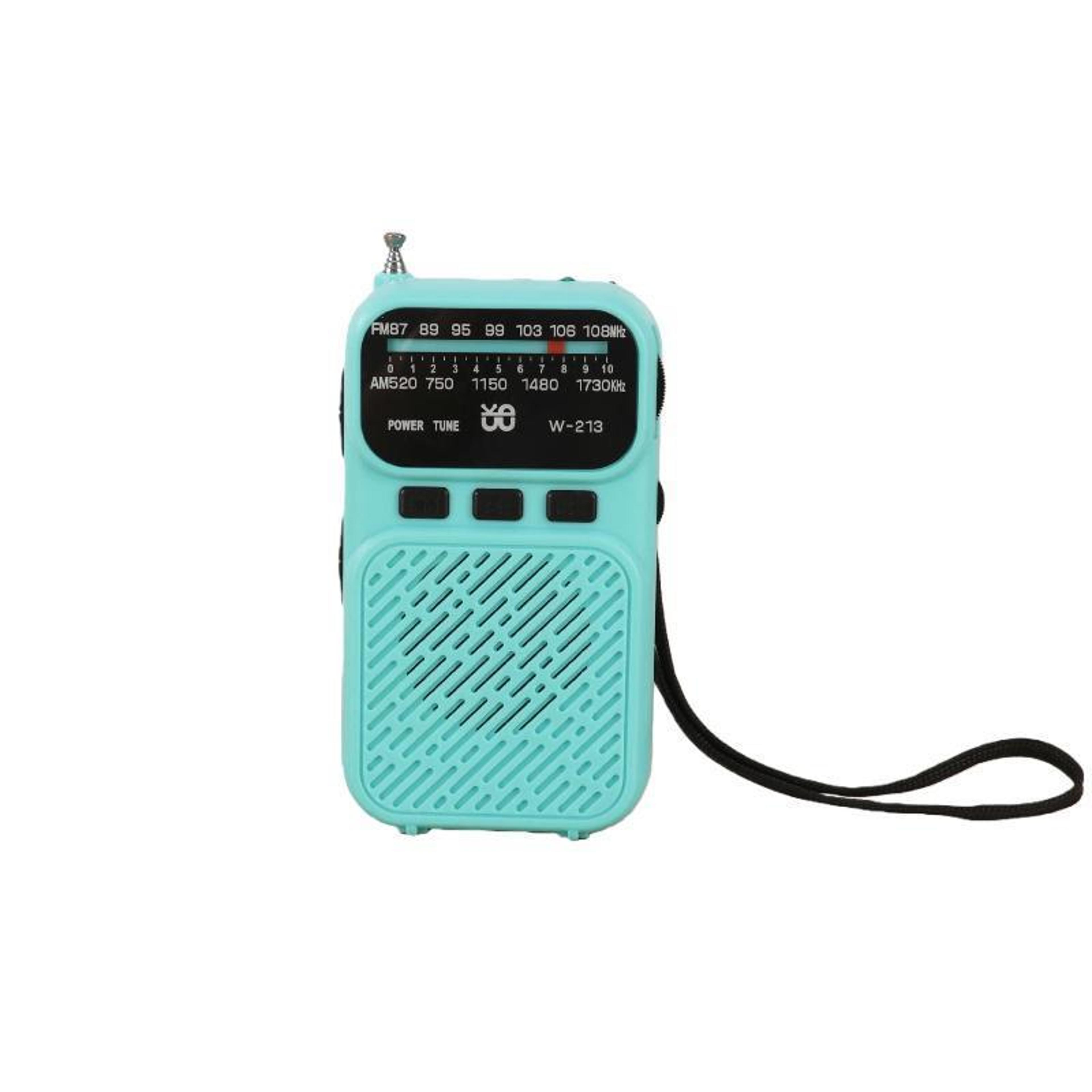portable am fm radio with bluetooth 5.3 flashlight and dual power supply