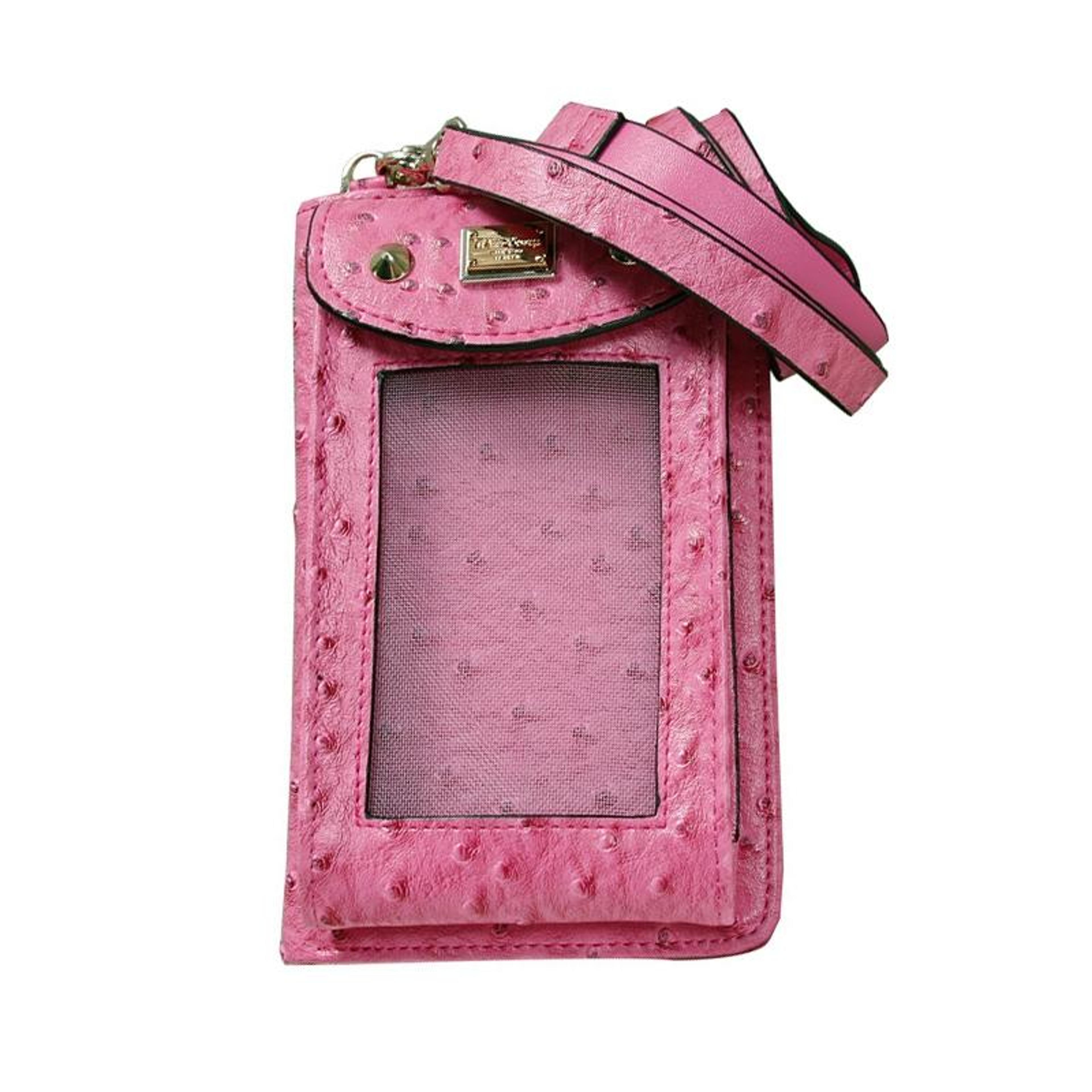womens pu leather crossbody phone bag with card slots and magnetic closure