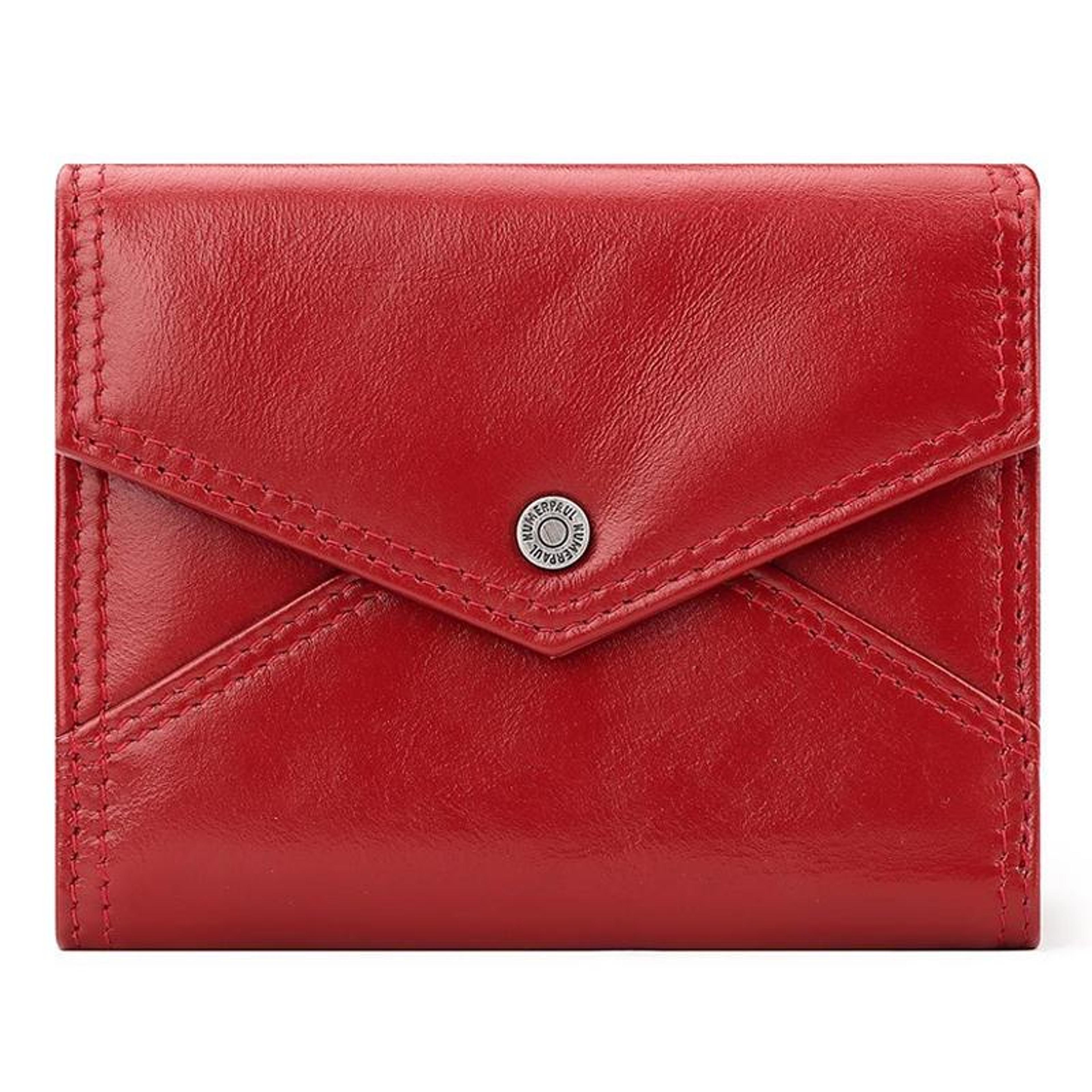 mens leather bifold wallet with rfid protection and multi card storage