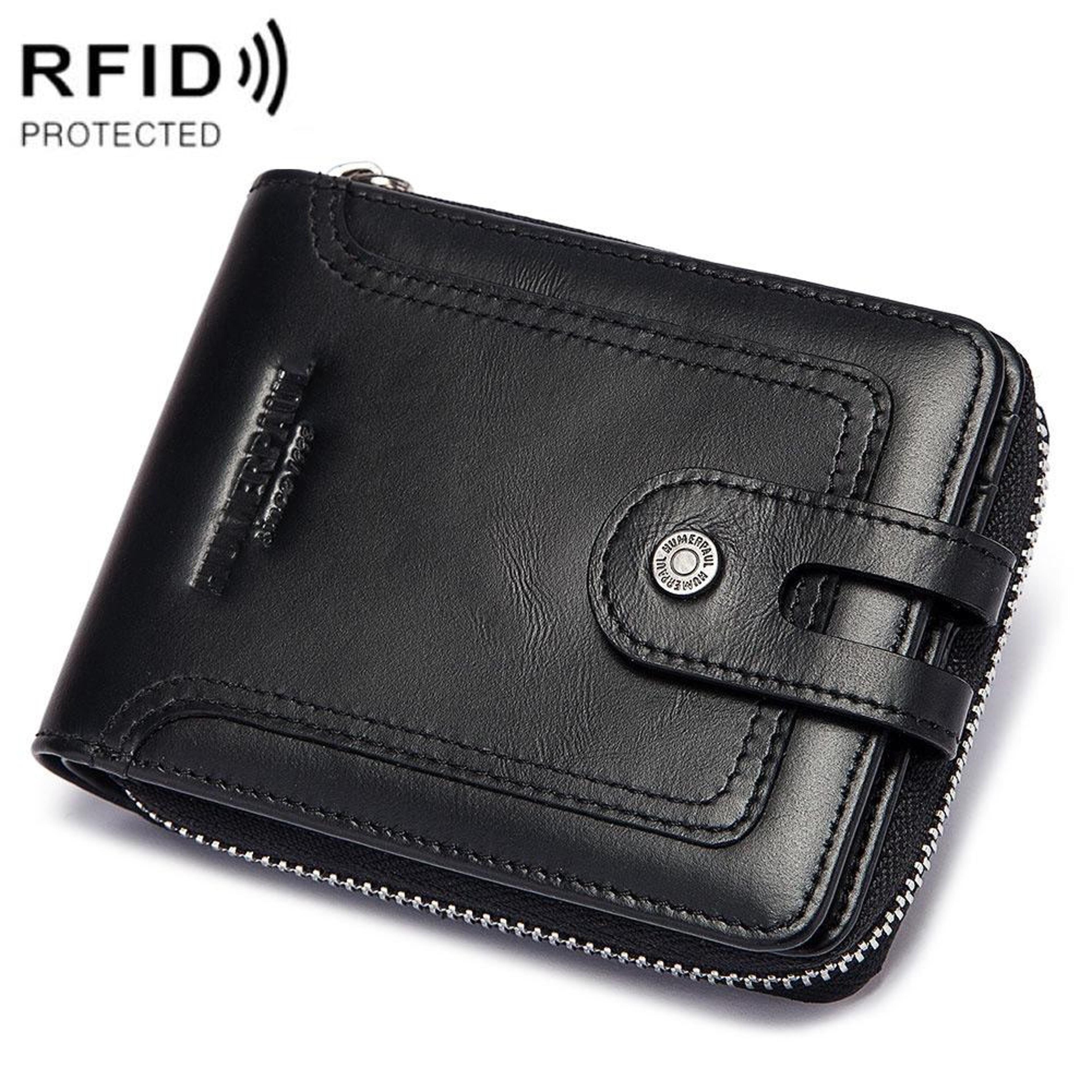 small purple leather cosmetic bag and zipper wallet for women