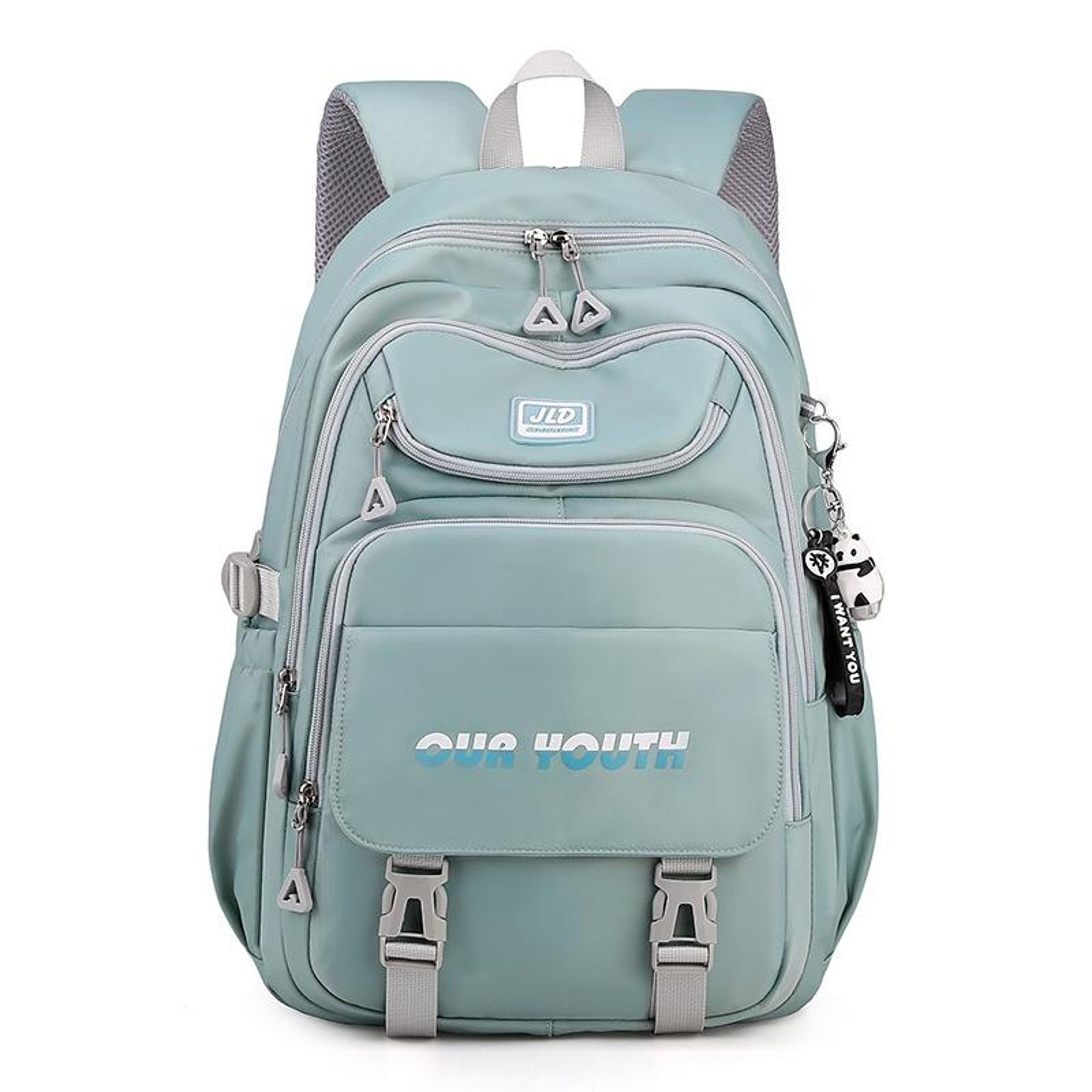 lightweight school backpack for girls with multiple pockets and luggage strap