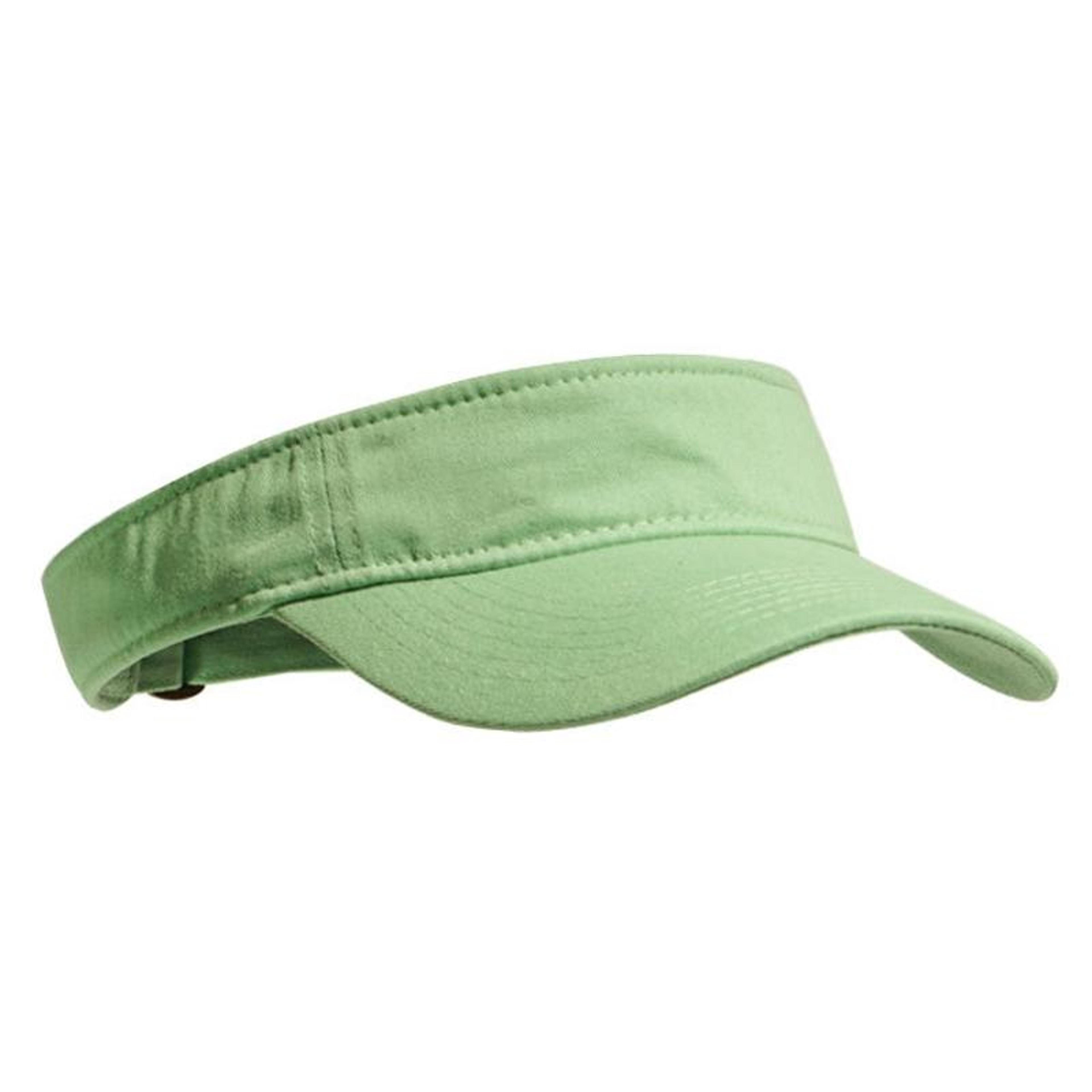 womens and men's cotton sun visor hat with curved brim for outdoor activities