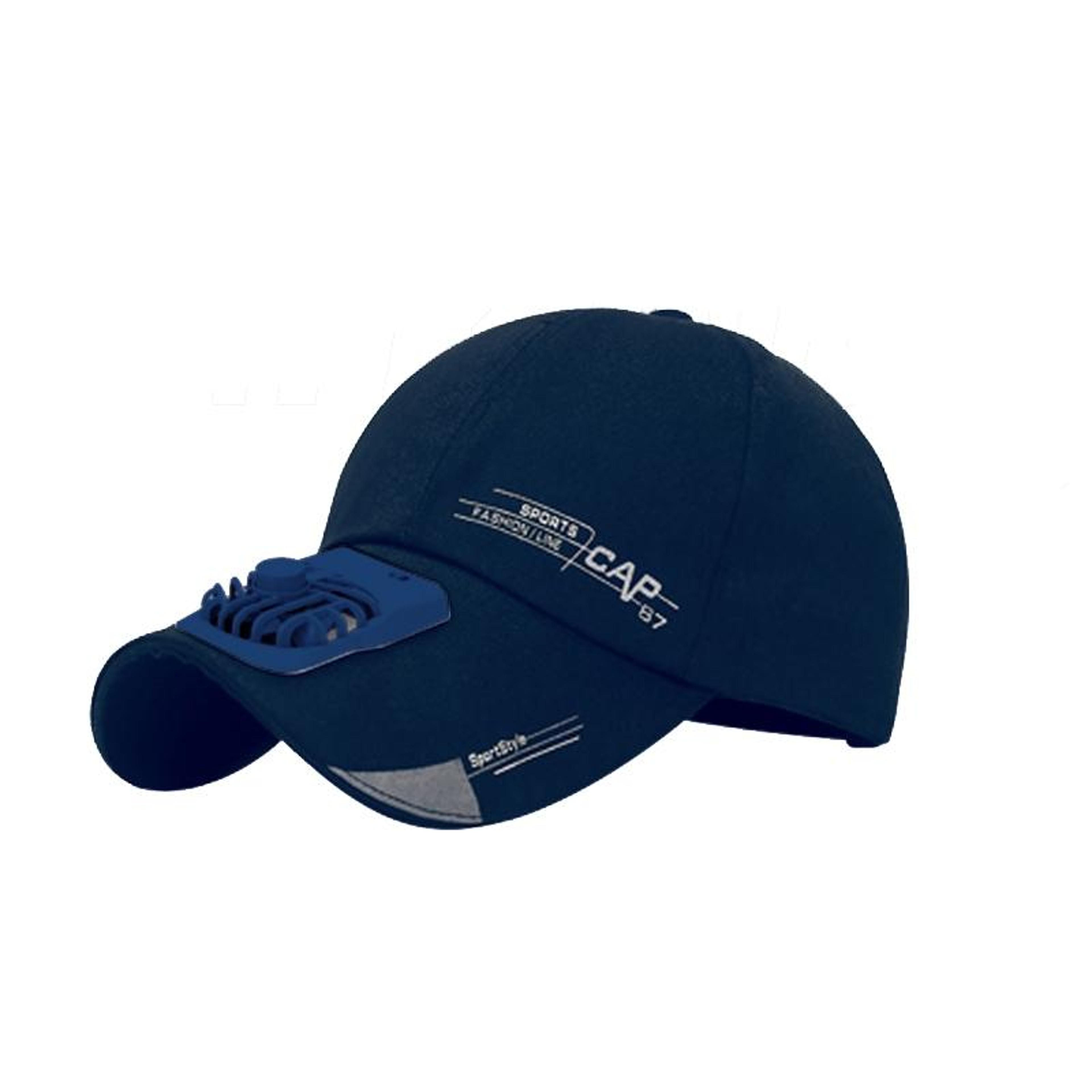 usb rechargeable fan hat with wide brim sunshade and adjustable speeds