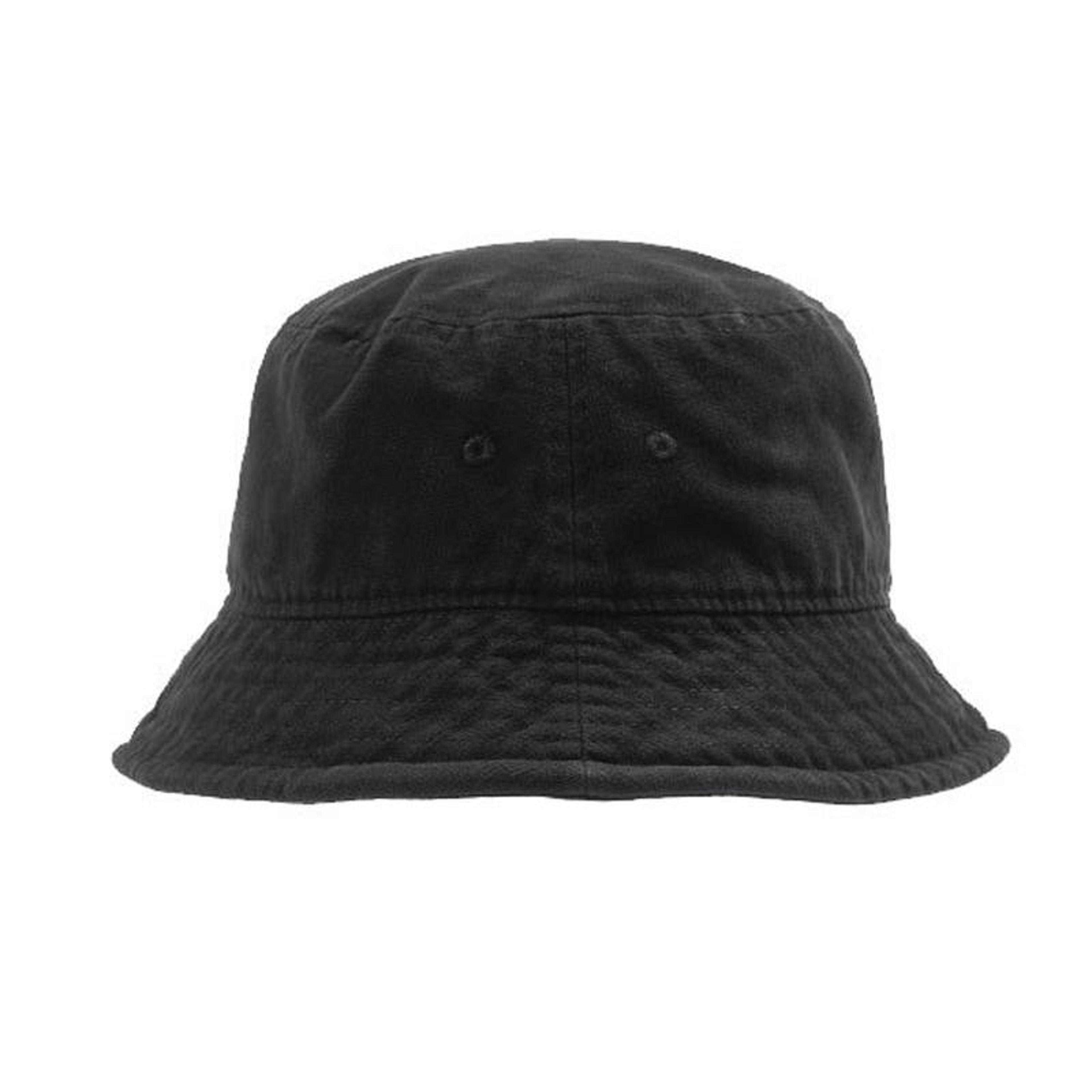 washed cotton bucket hat for men and women with wide brim