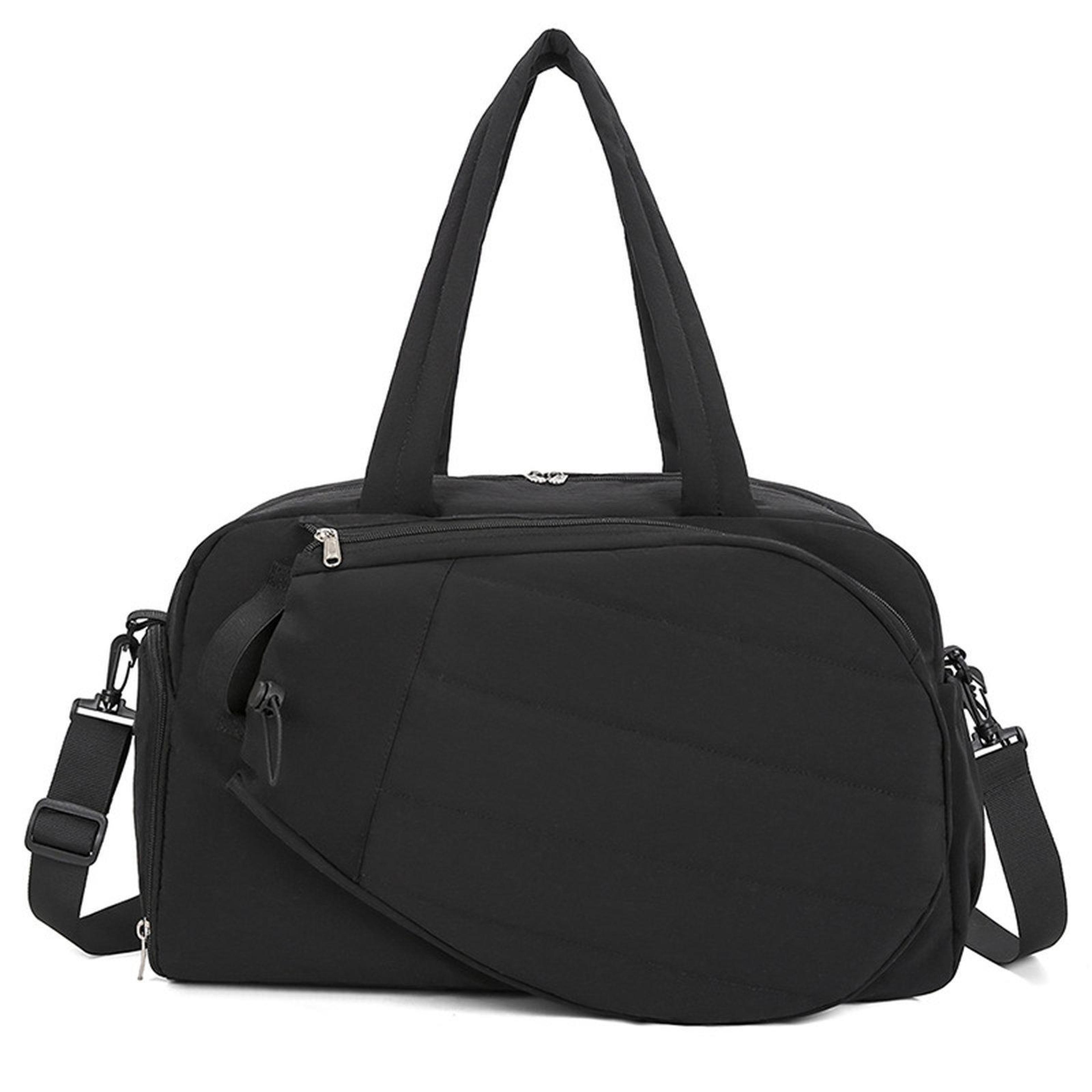 tennis duffel bag with shoe compartment and waterproof wet pocket