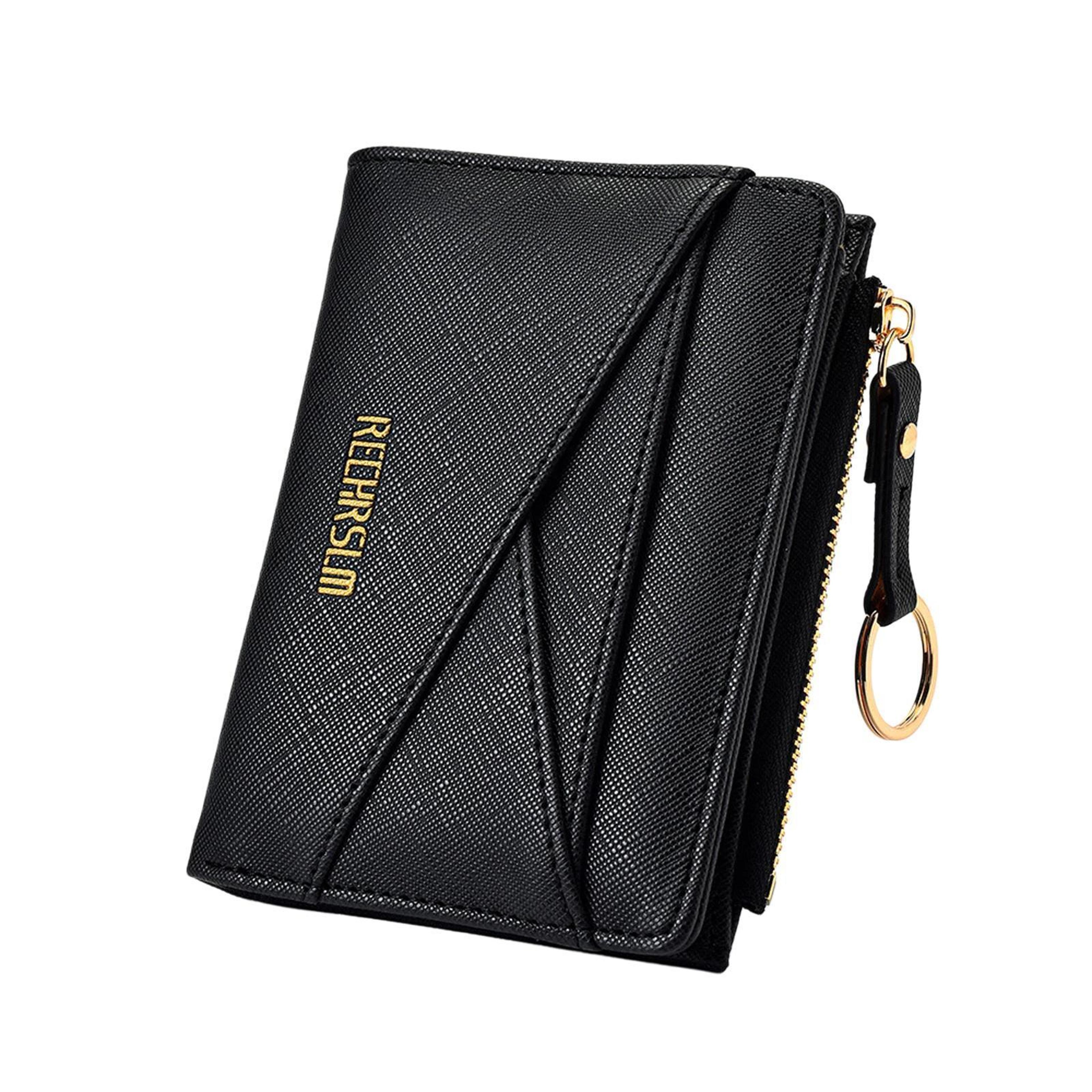womens mini zipper coin purse and slim card holder