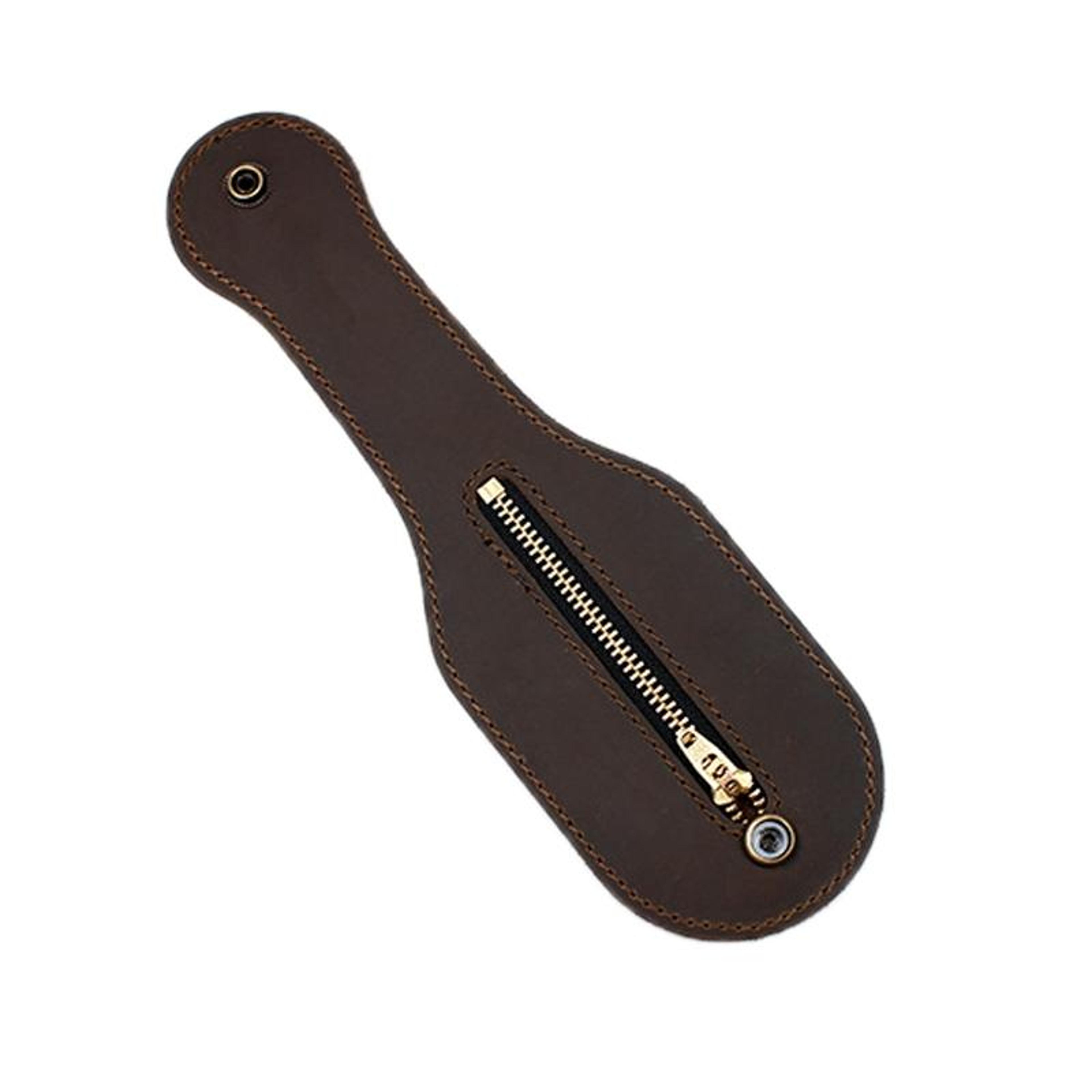 leather coin purse belt pouch for men and women portable storage case