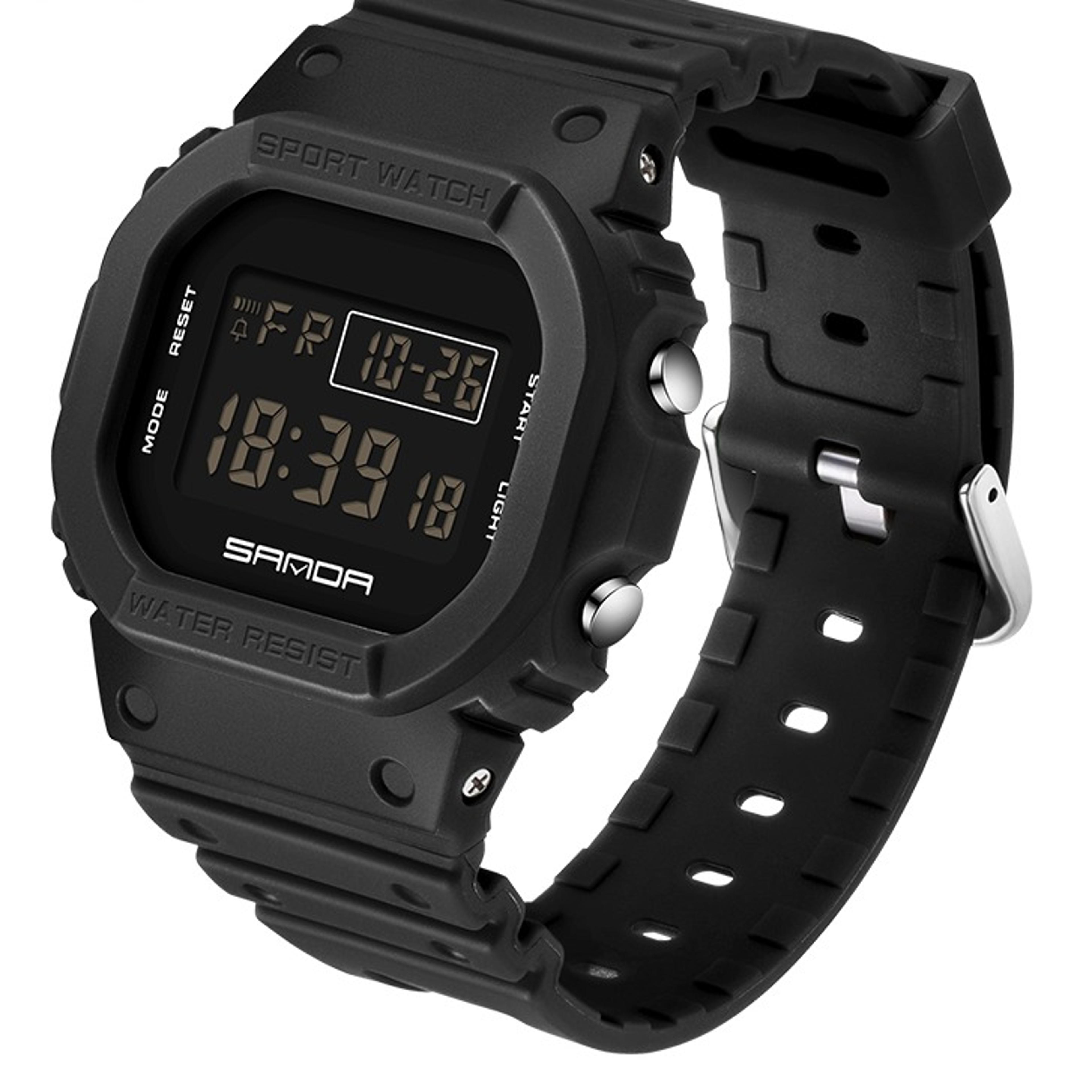digital mens watch waterproof military sports watch with alarm & stopwatch