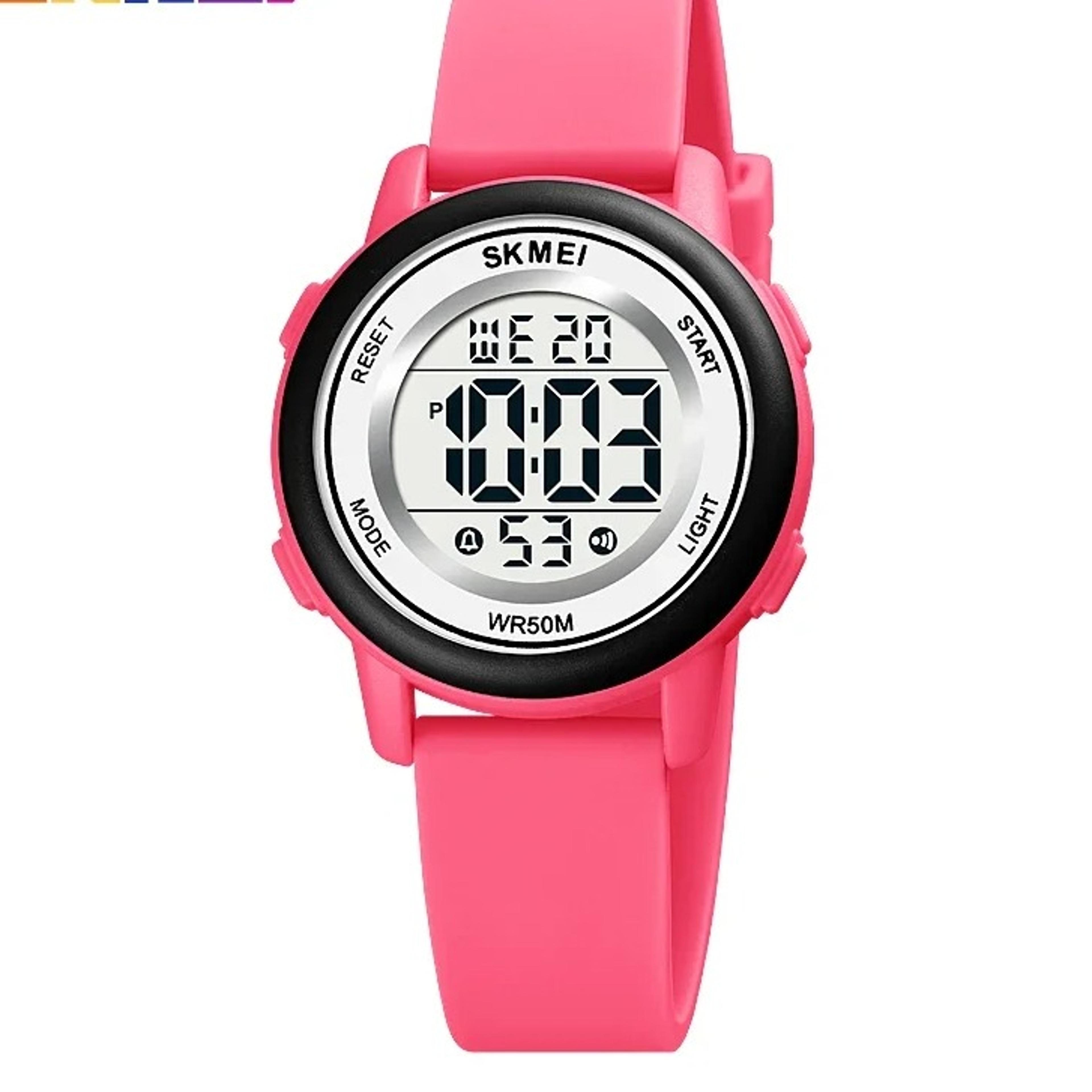 colorful led water proof kids digital sport watch with alarm and stop watch