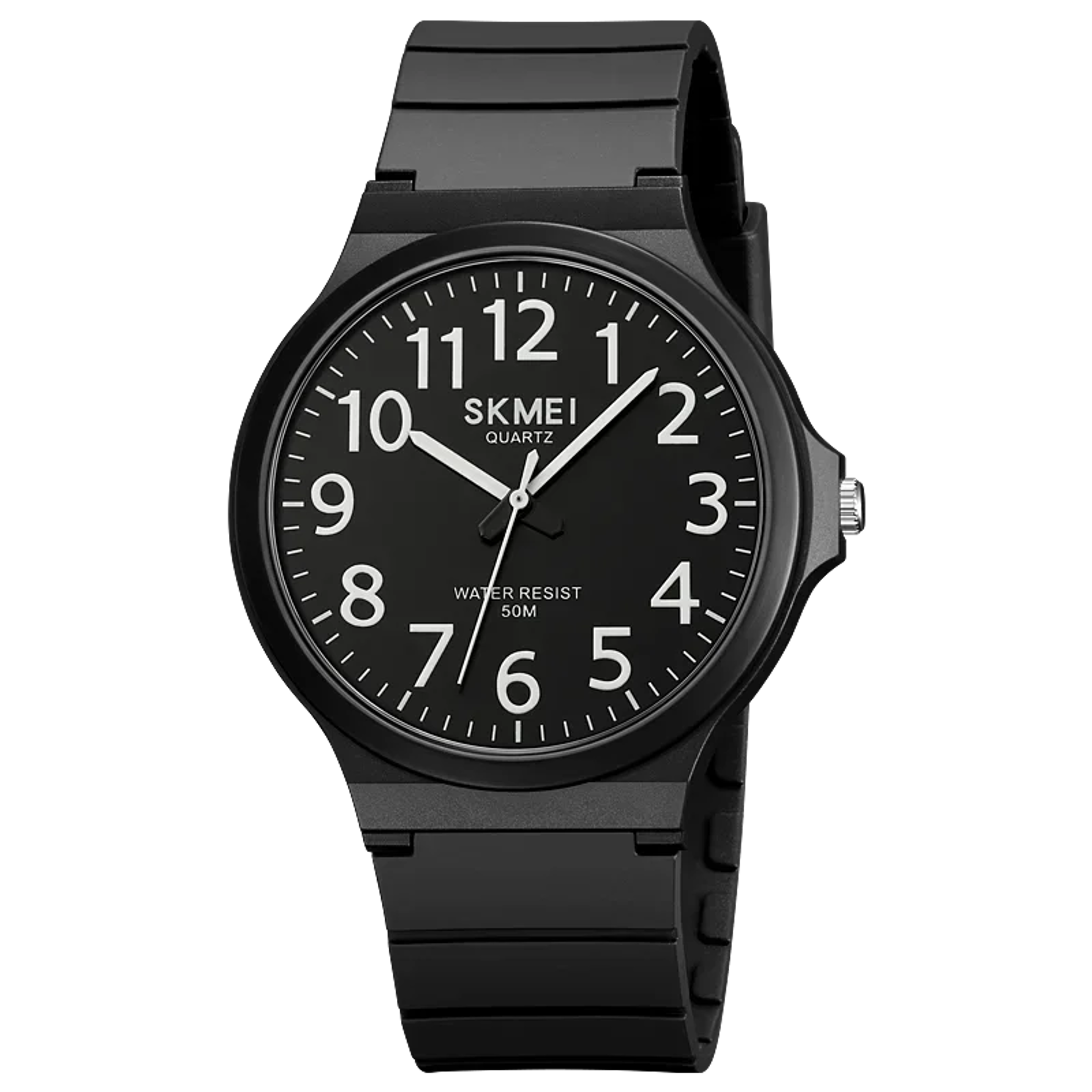 minimalist mens quartz watch with waterproof design and comfortable tpu strap