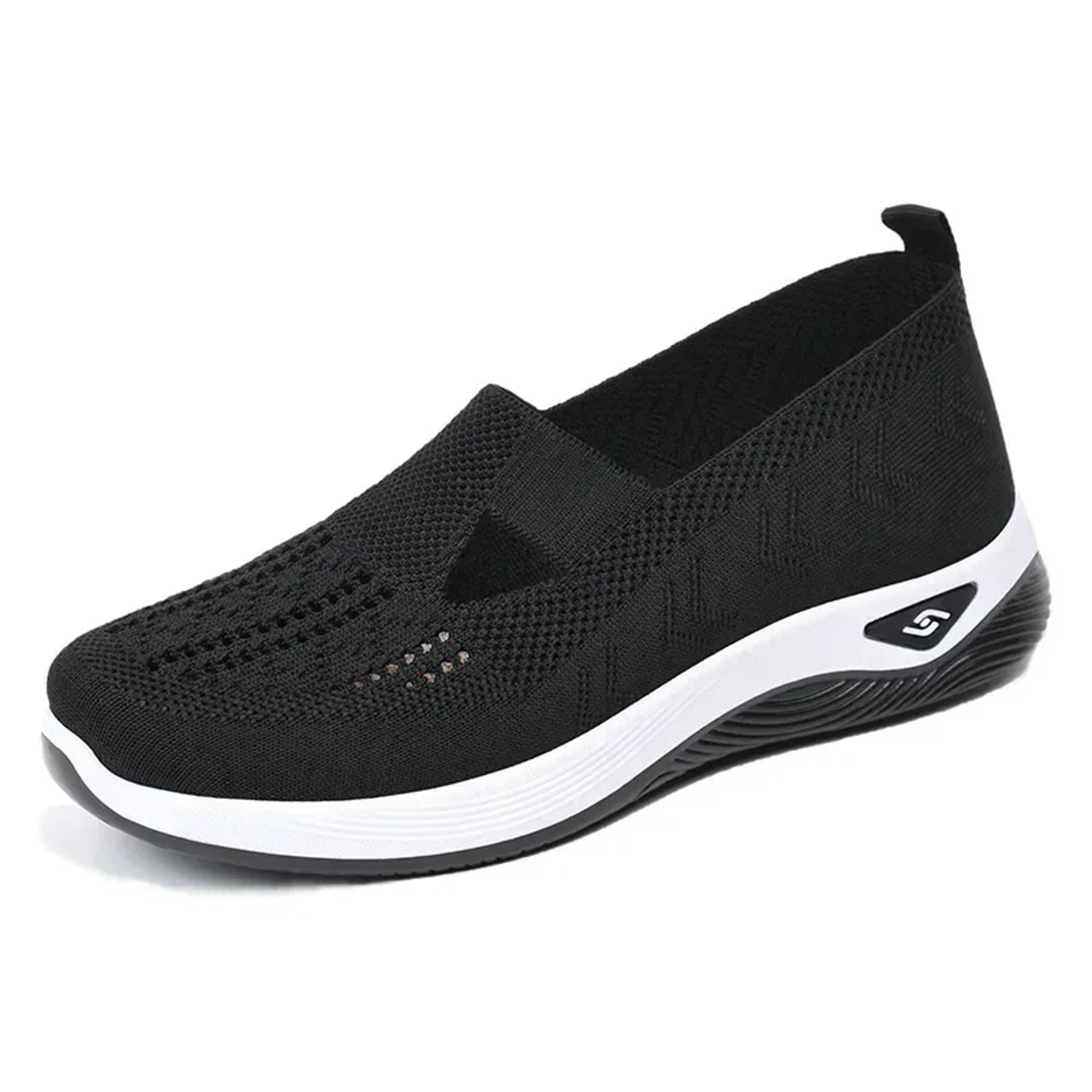 womens breathable orthopedic walking shoes with non slip comfort sole