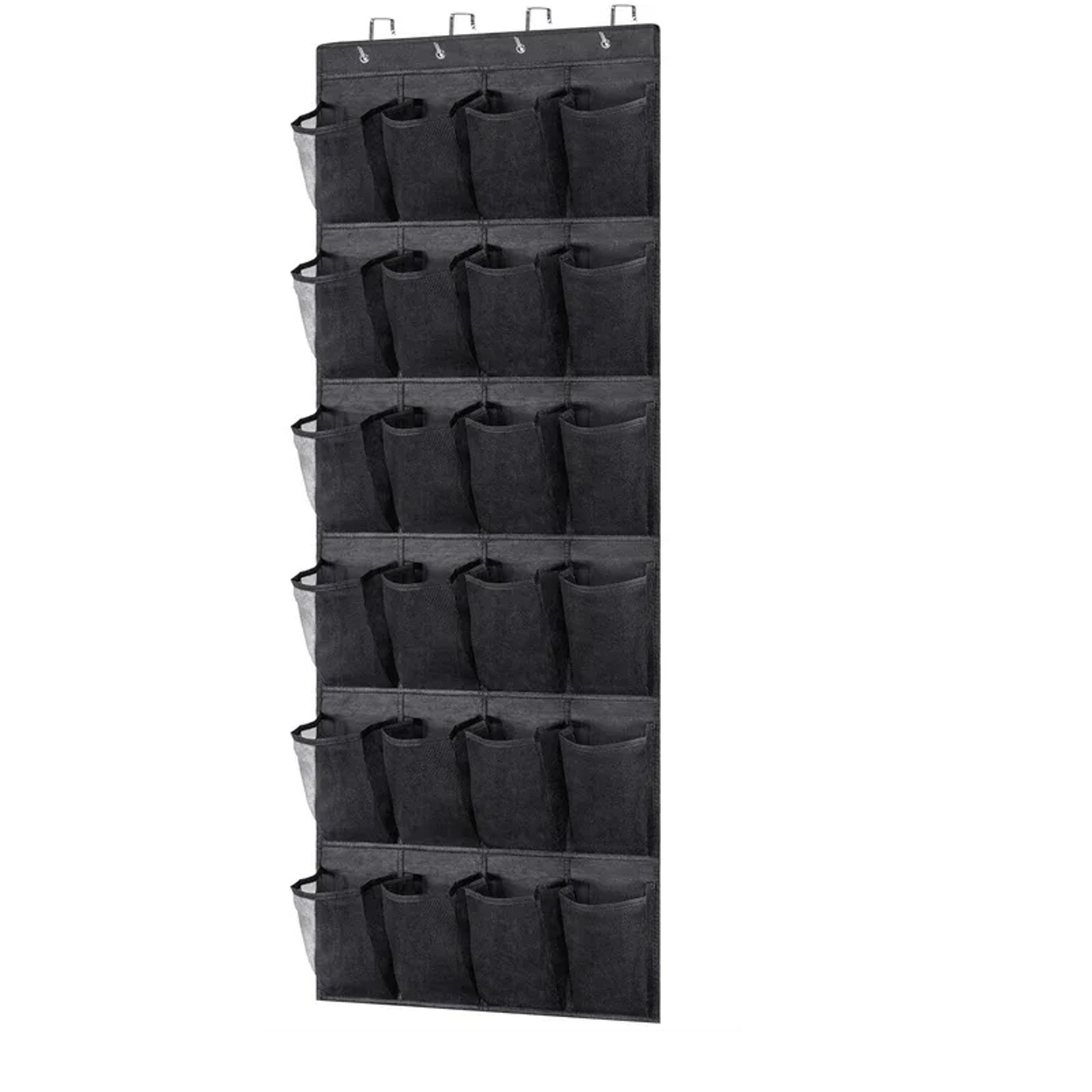 pocket over the door shoe organizer space saving hanging shoe rack