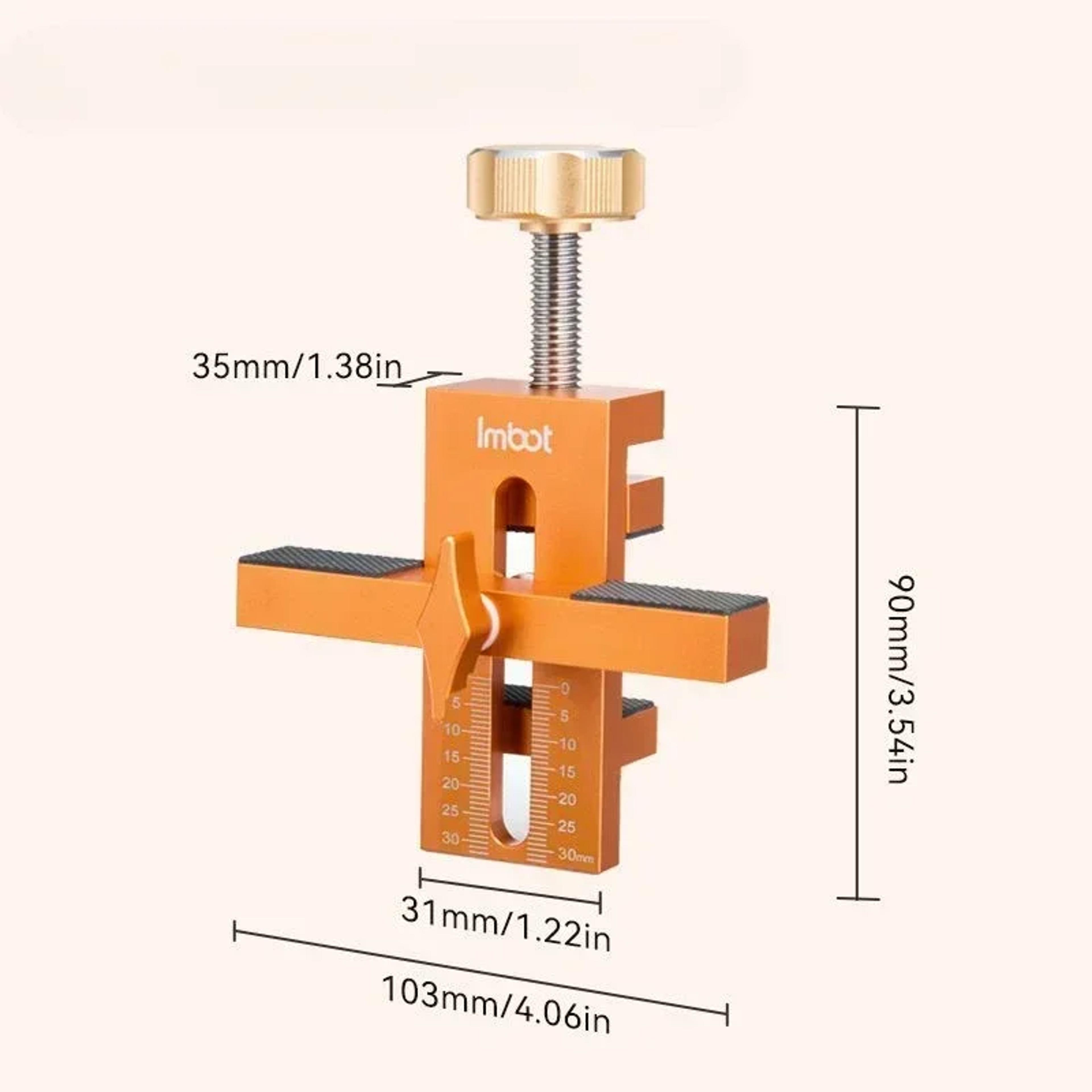 cabinet door installation jig quick positioning and rebound drilling tool