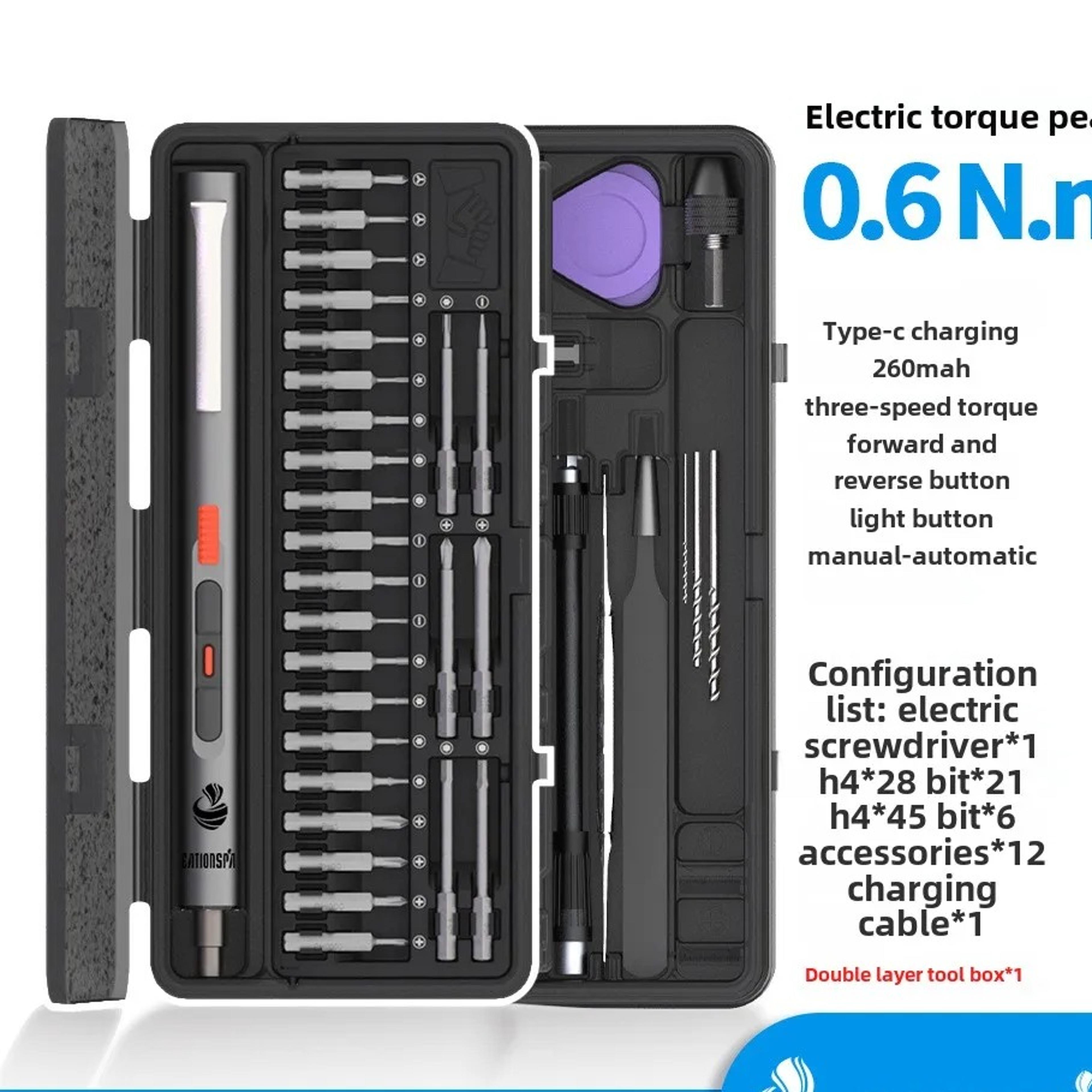 creation space cordless electric screw driver mini precision drill repair tool kit