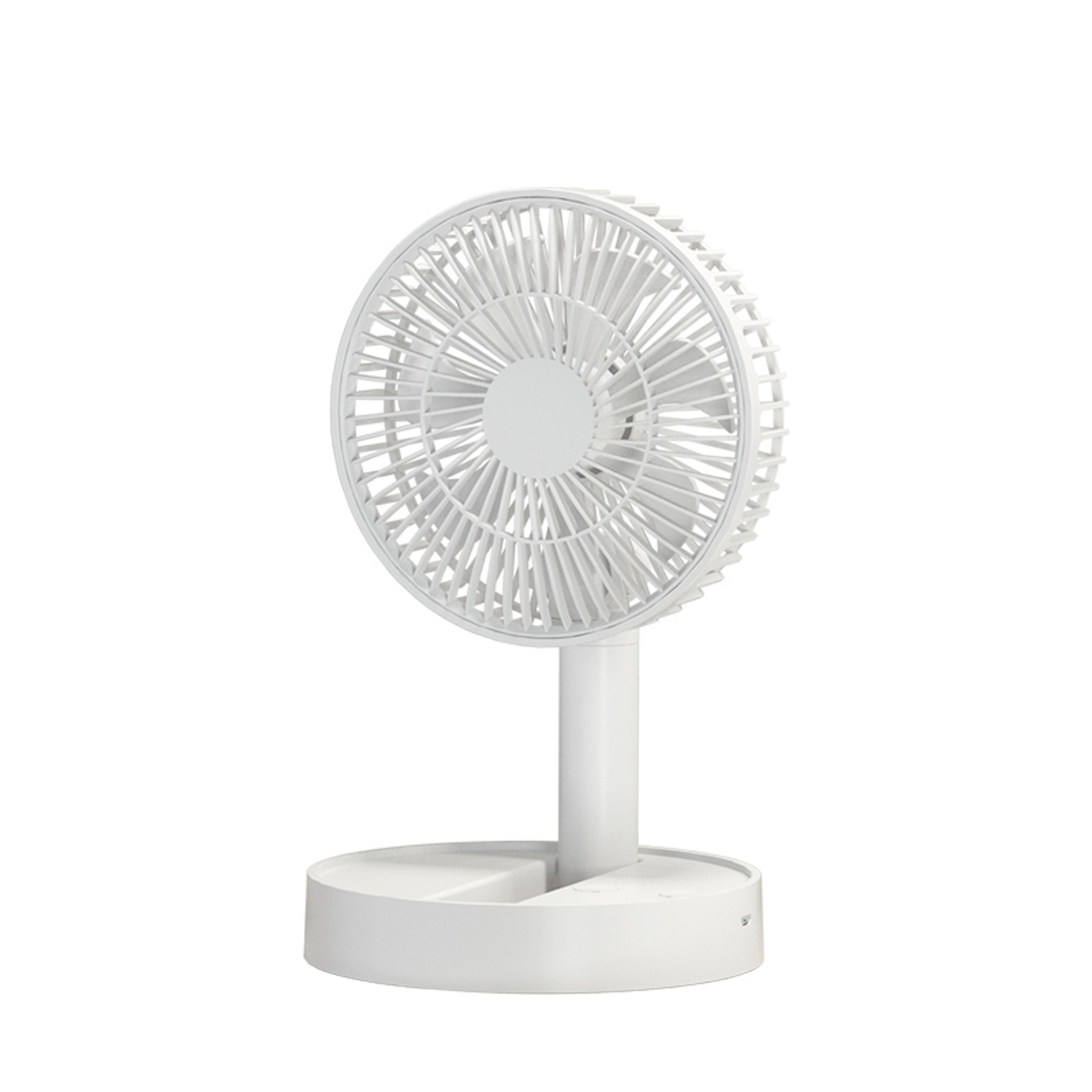 breeze flex usb foldable fan with speeds, timer and rechargeable portable cooling
