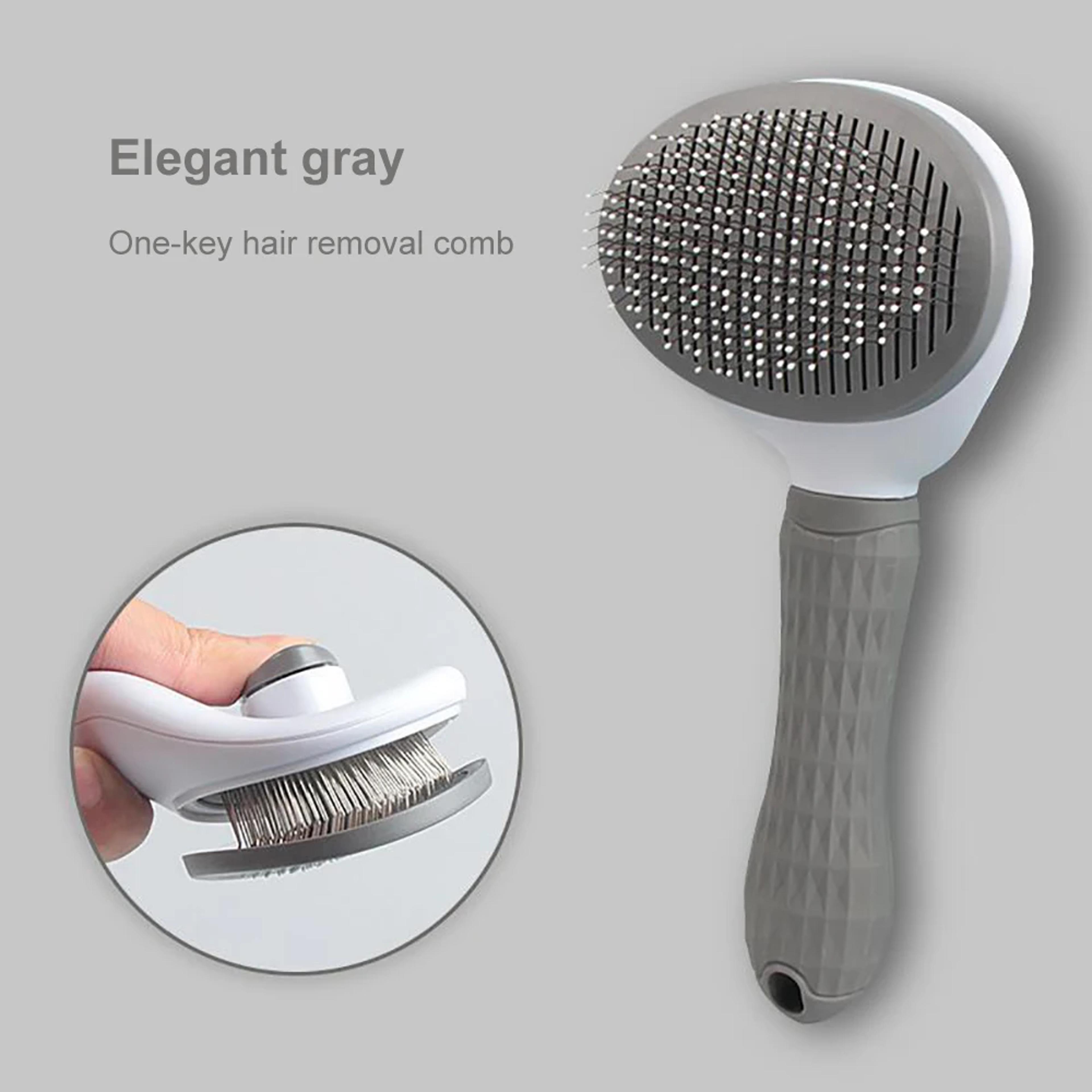 long hair pet grooming brush for dogs & cats gentle hair remover & detangling comb