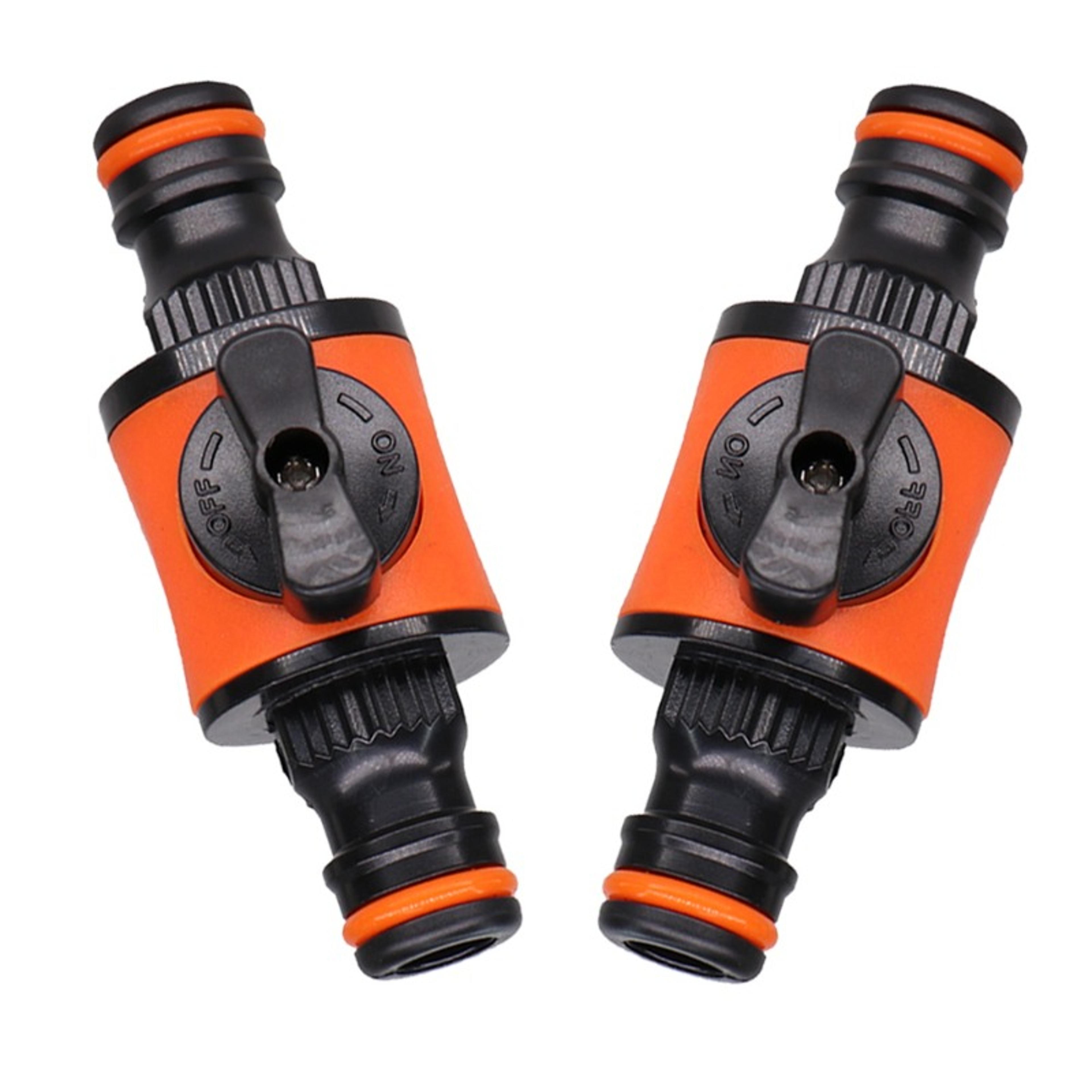 garden hose shut off valve quick connector for easy water flow control