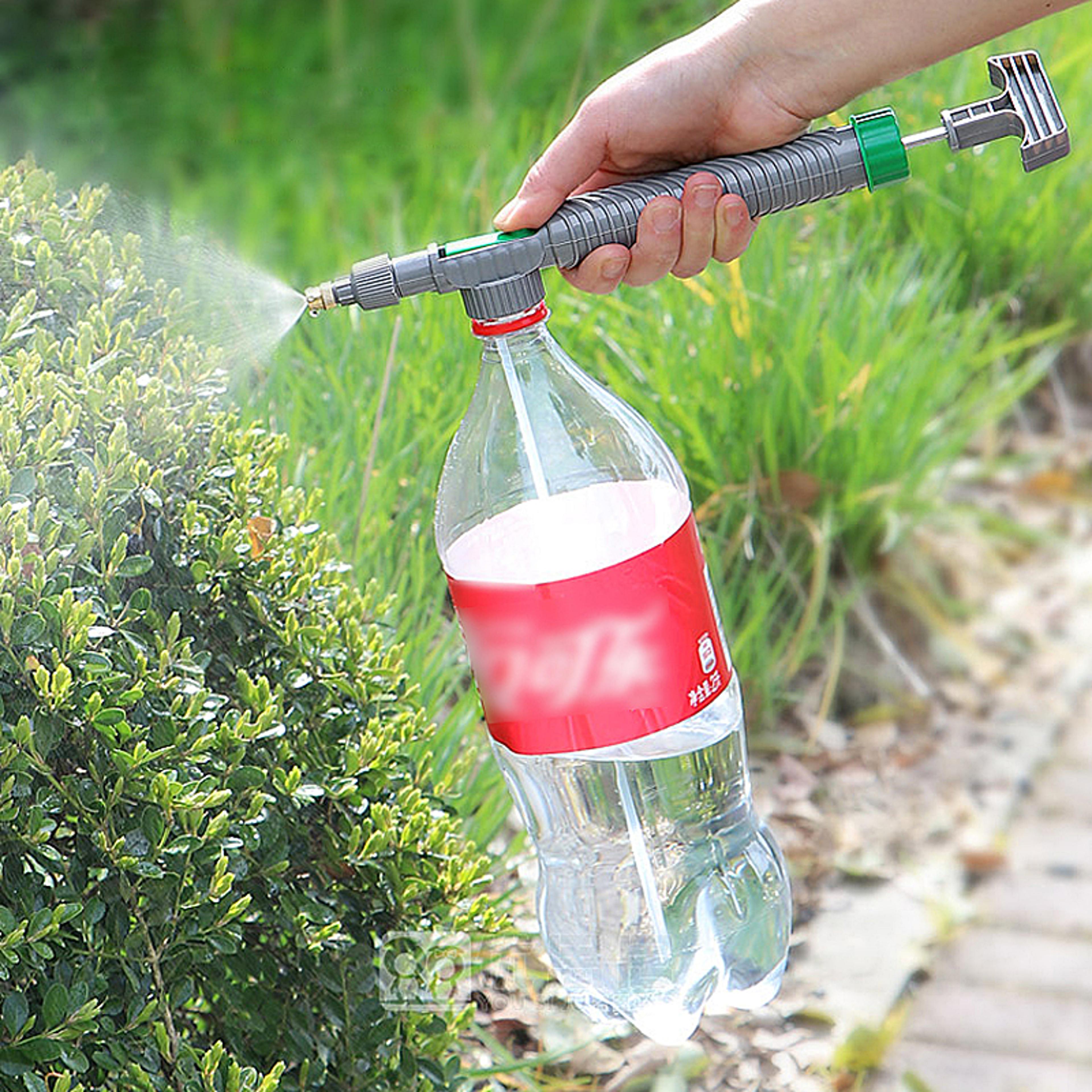 high pressure manual garden sprayer with adjustable bottle spray nozzle