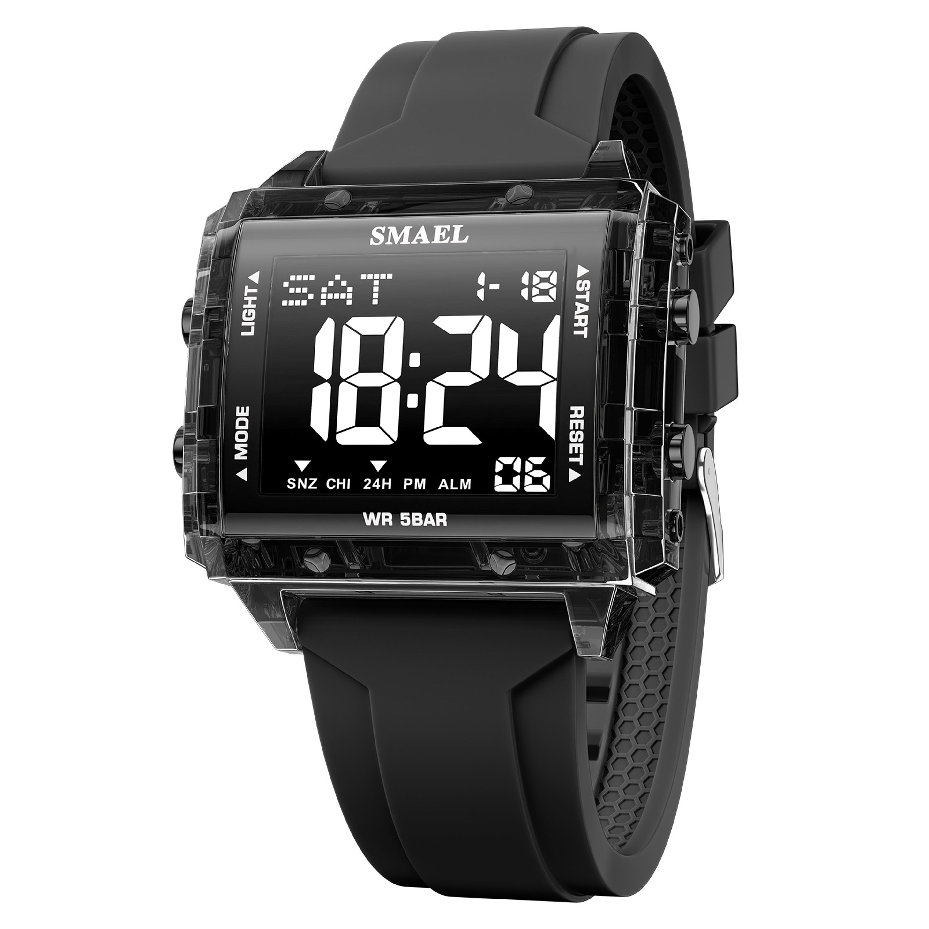 waterproof luminous quartz sport watch for men
