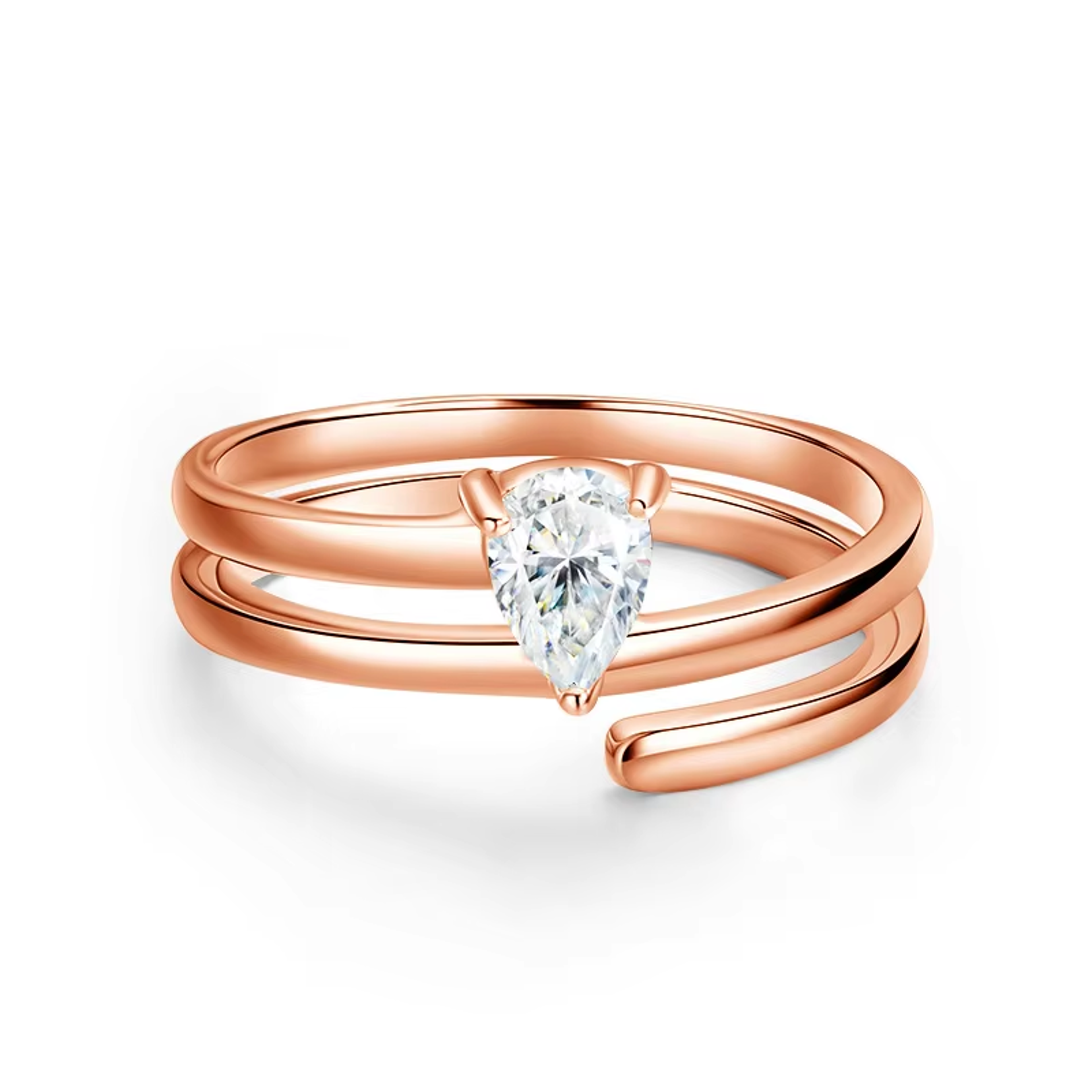 moissanite solitaire ring sterling silver engagement ring