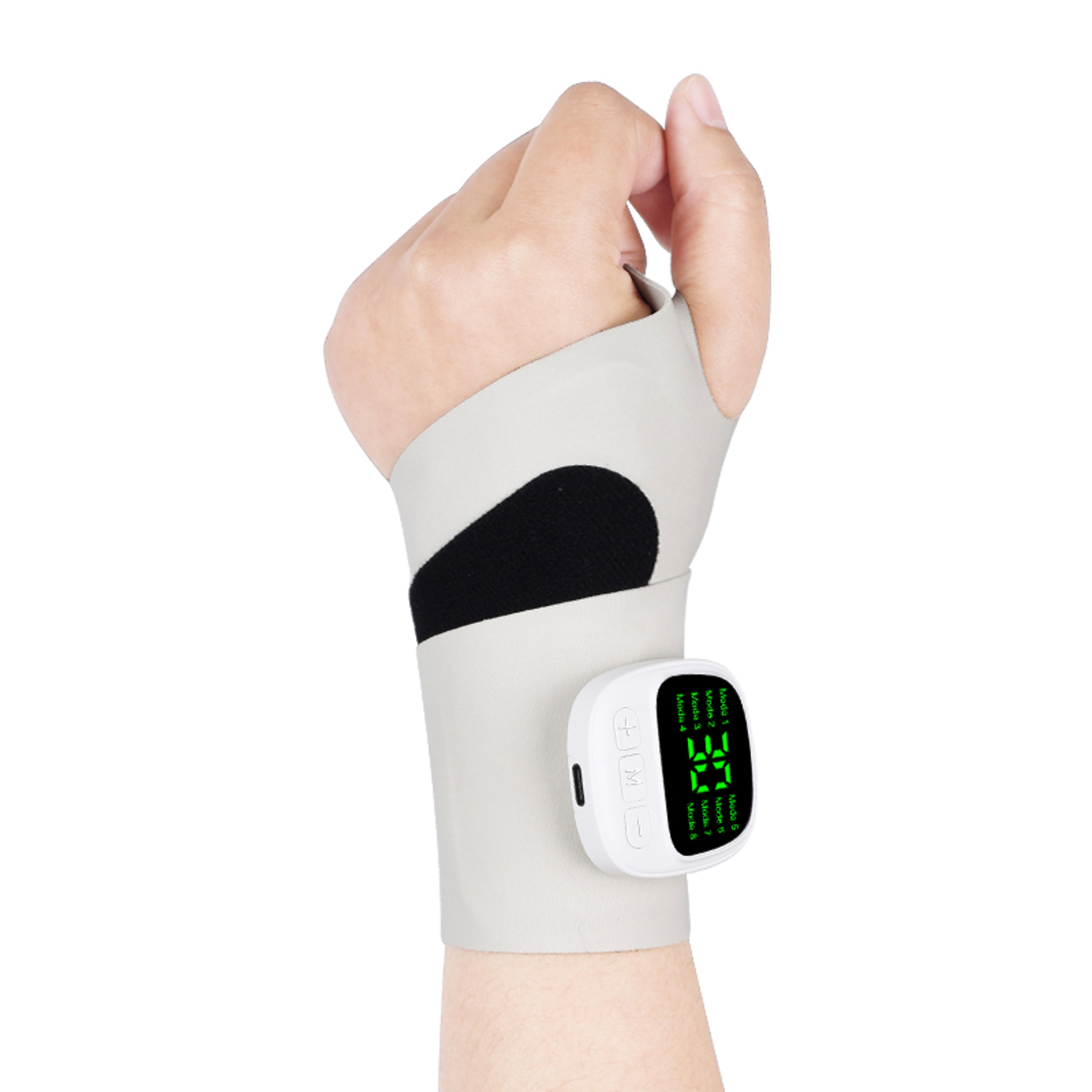 cordless wrist massager usb rechargeable vibration wrist relief wrap