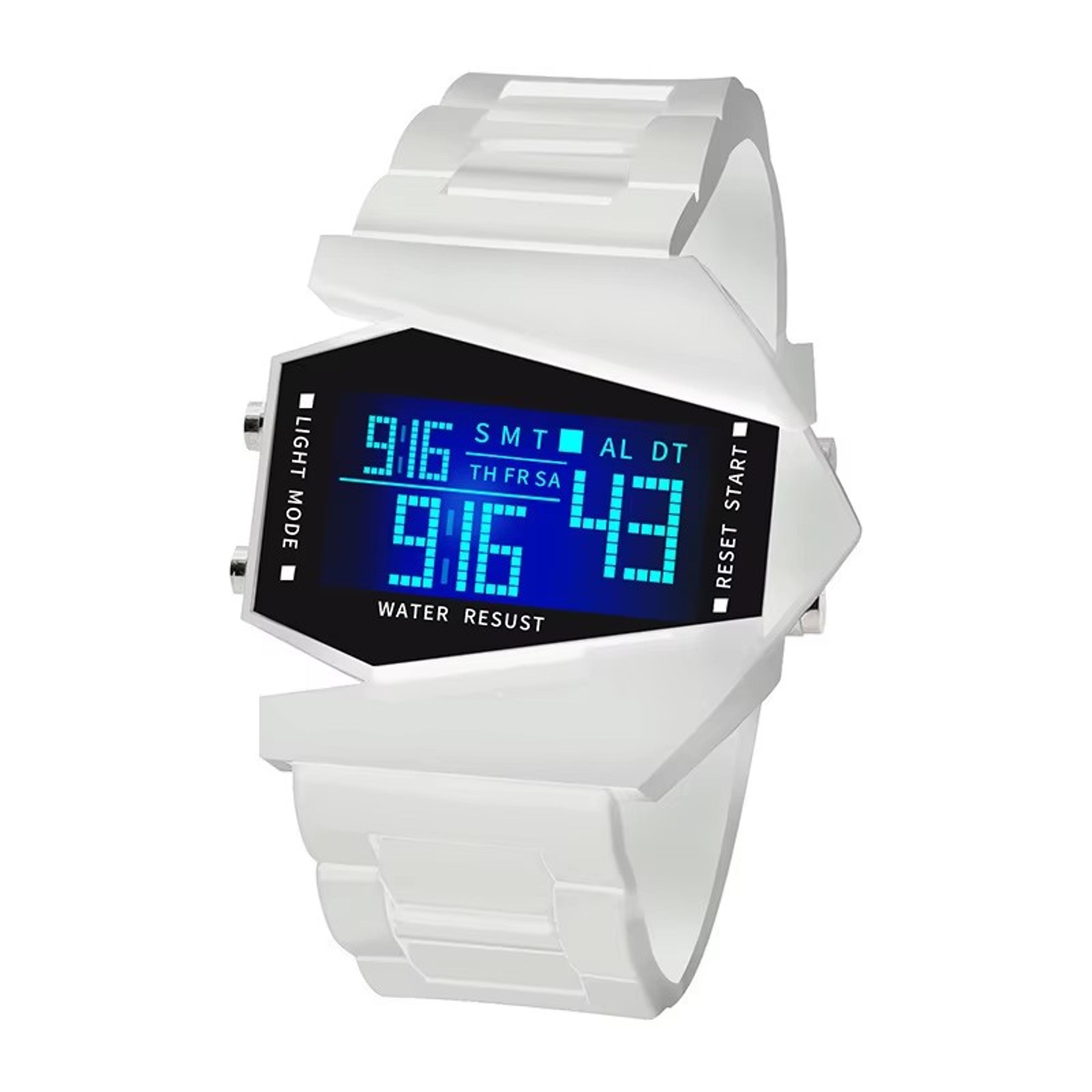 fighter jet digital sports watch with alarm for men women and kids
