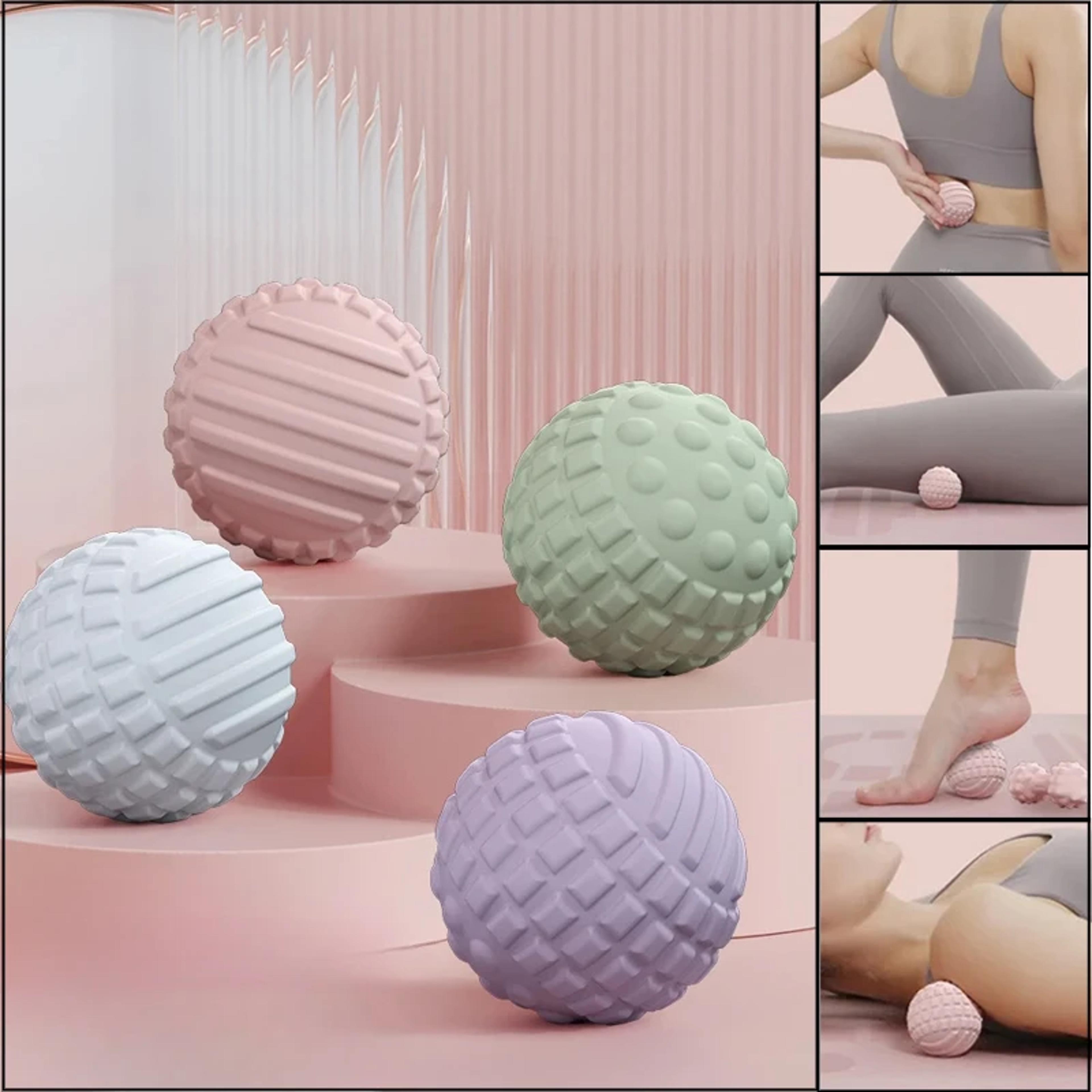 trigger point massage ball for deep tissue muscle relaxation and myofascial release