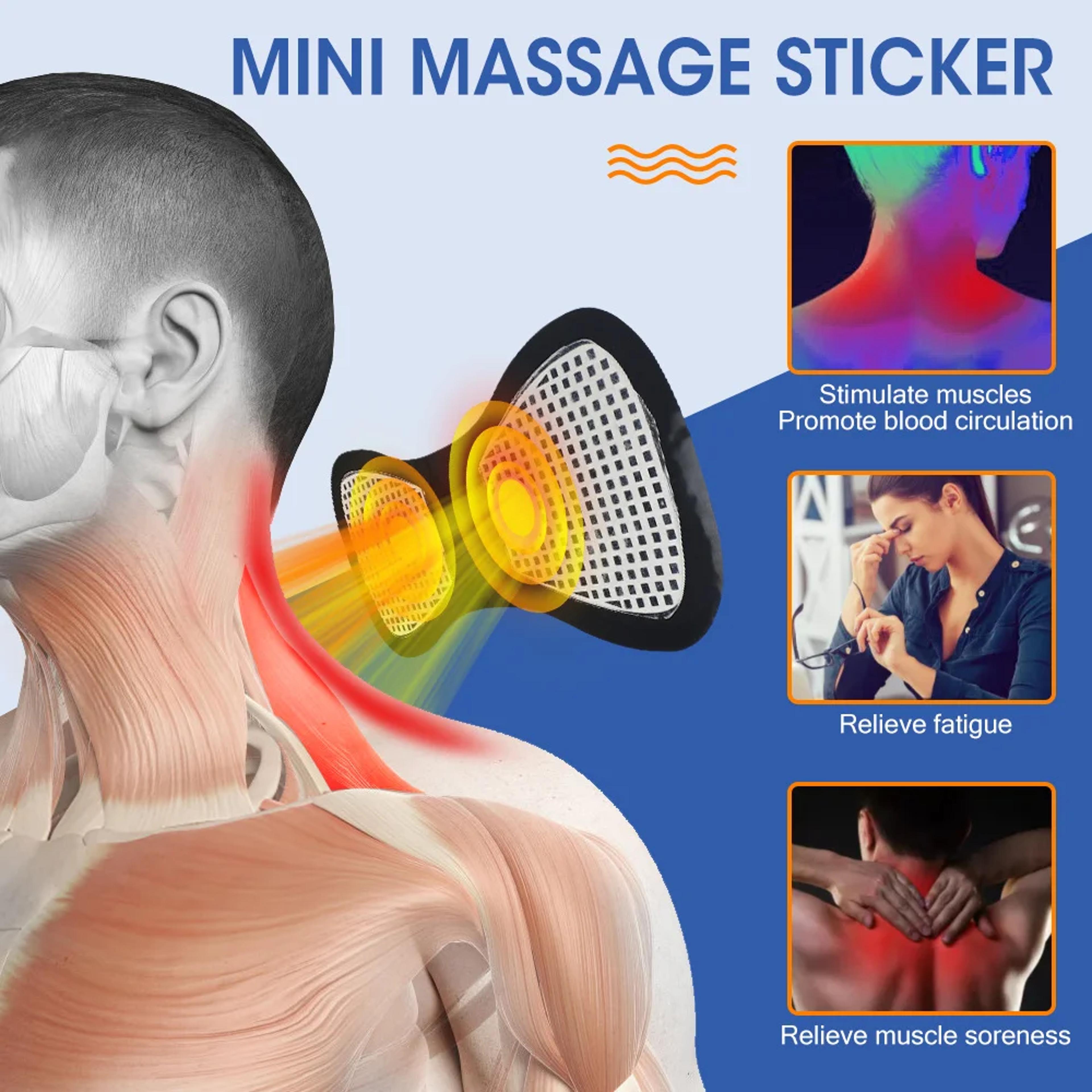 portable ems neck massager low frequency muscle stimulator