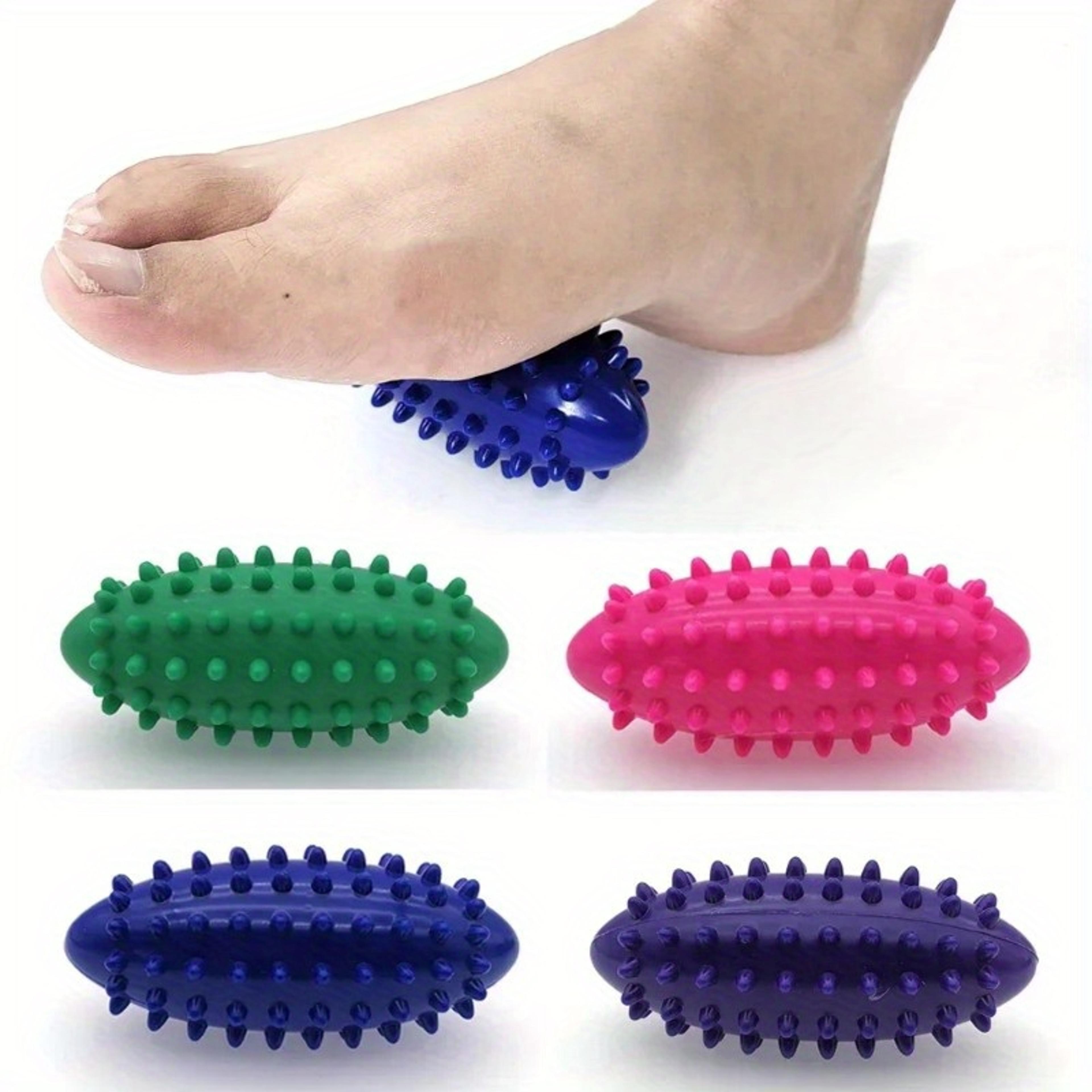 spiky foot massage ball for muscle tension relief and trigger point massage