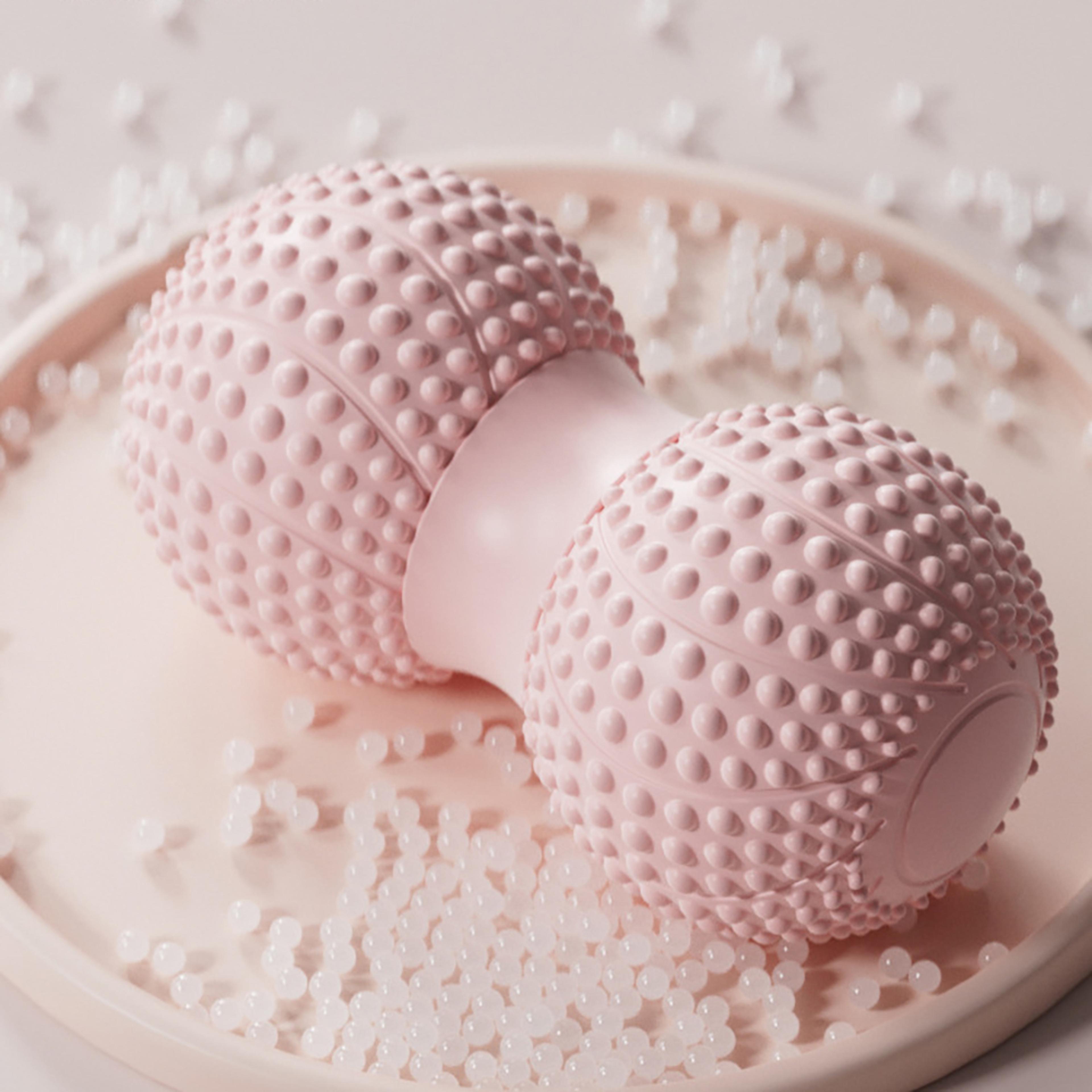 deep tissue peanut massage ball for fascia release and muscle recovery