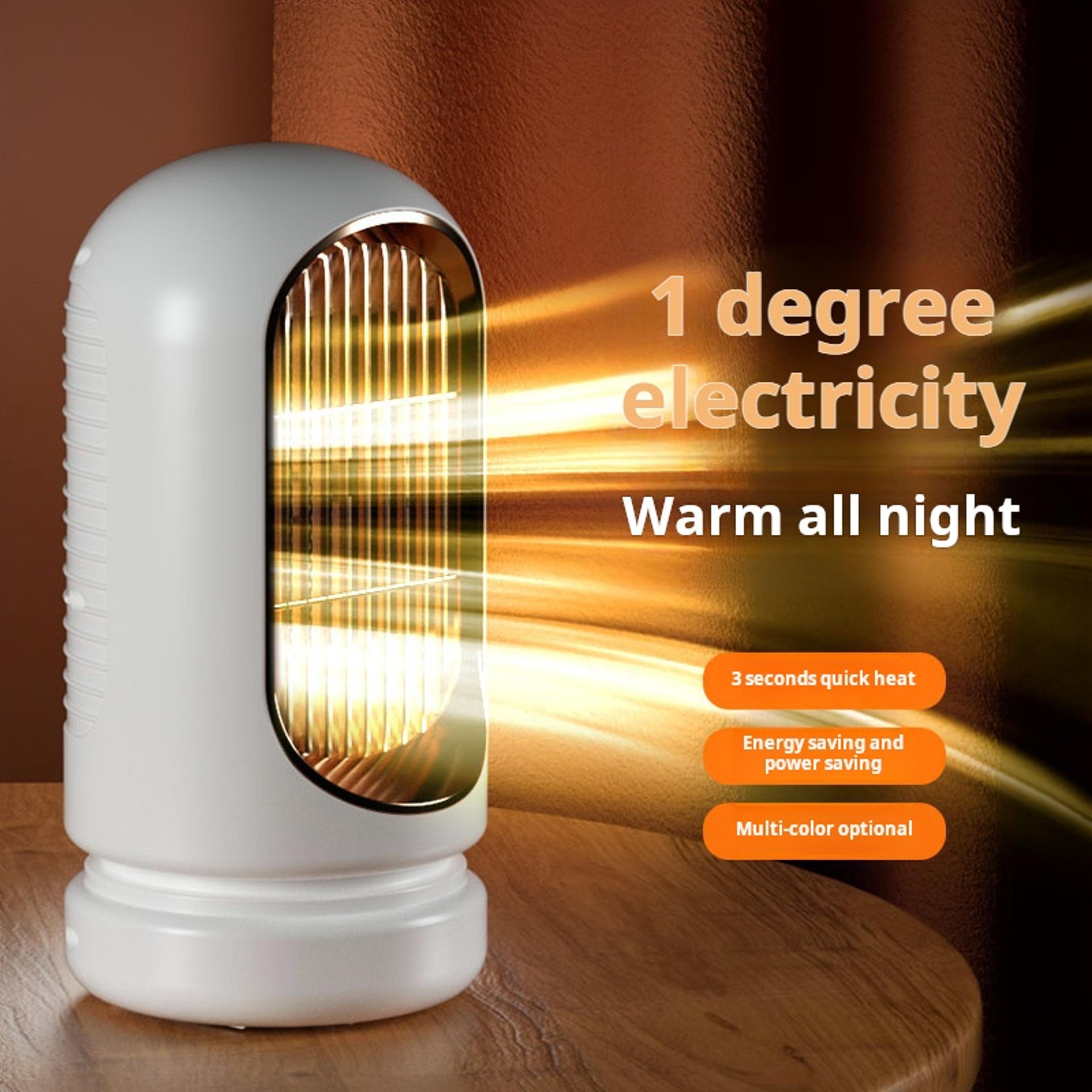 portable electric heater fast heating desktop fan heater