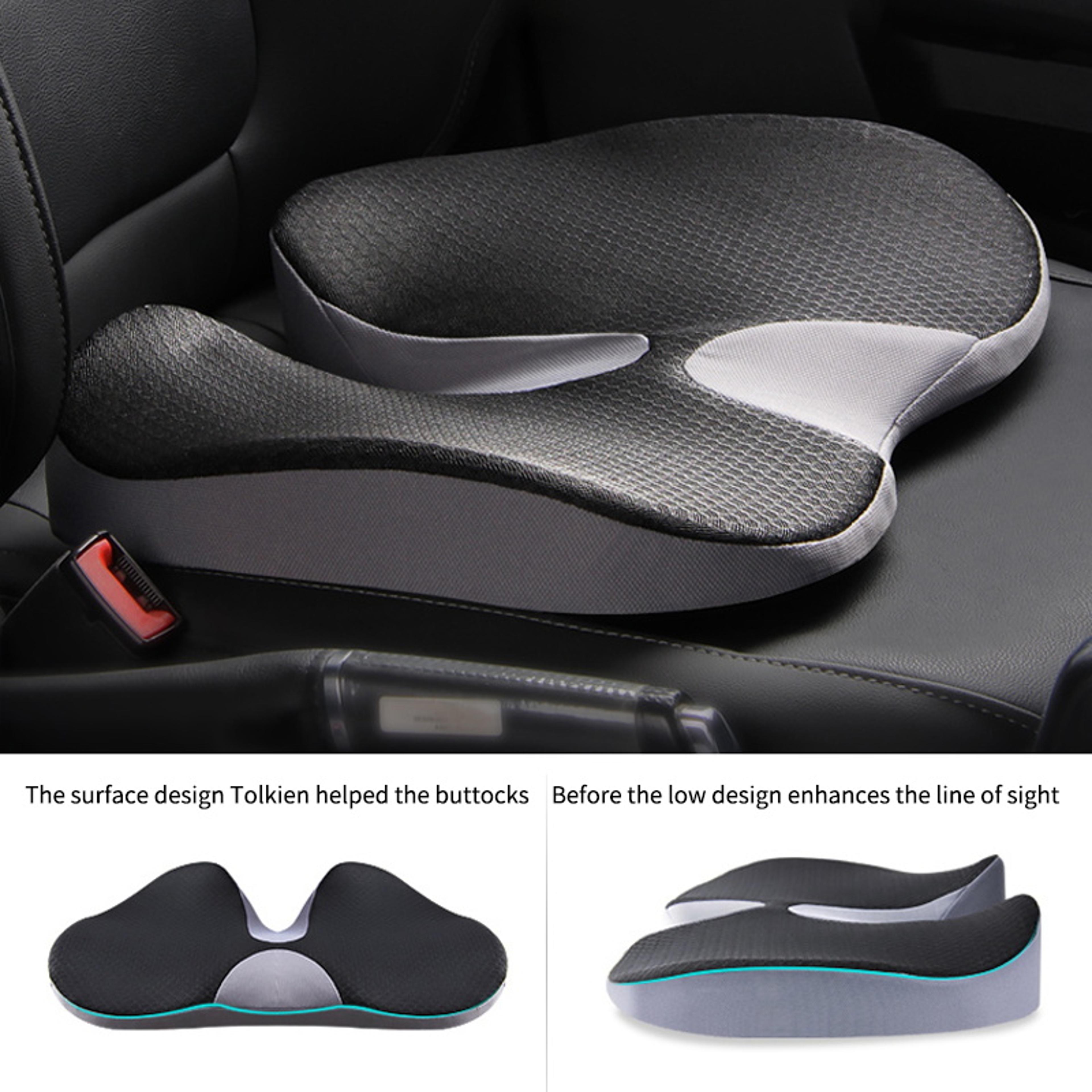 orthopedic memory foam seat cushion for tailbone support and sitting comfort